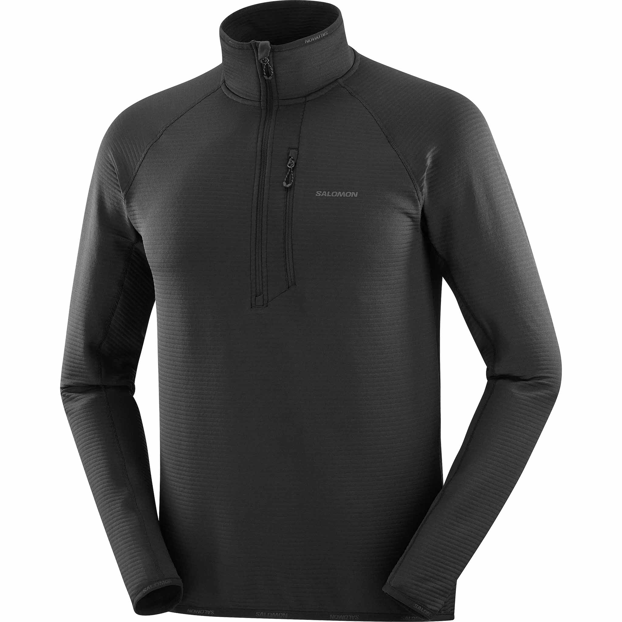 Salomon Essential Lightwarm Half Zip Midlayer chandail de course pour homme - Image 5