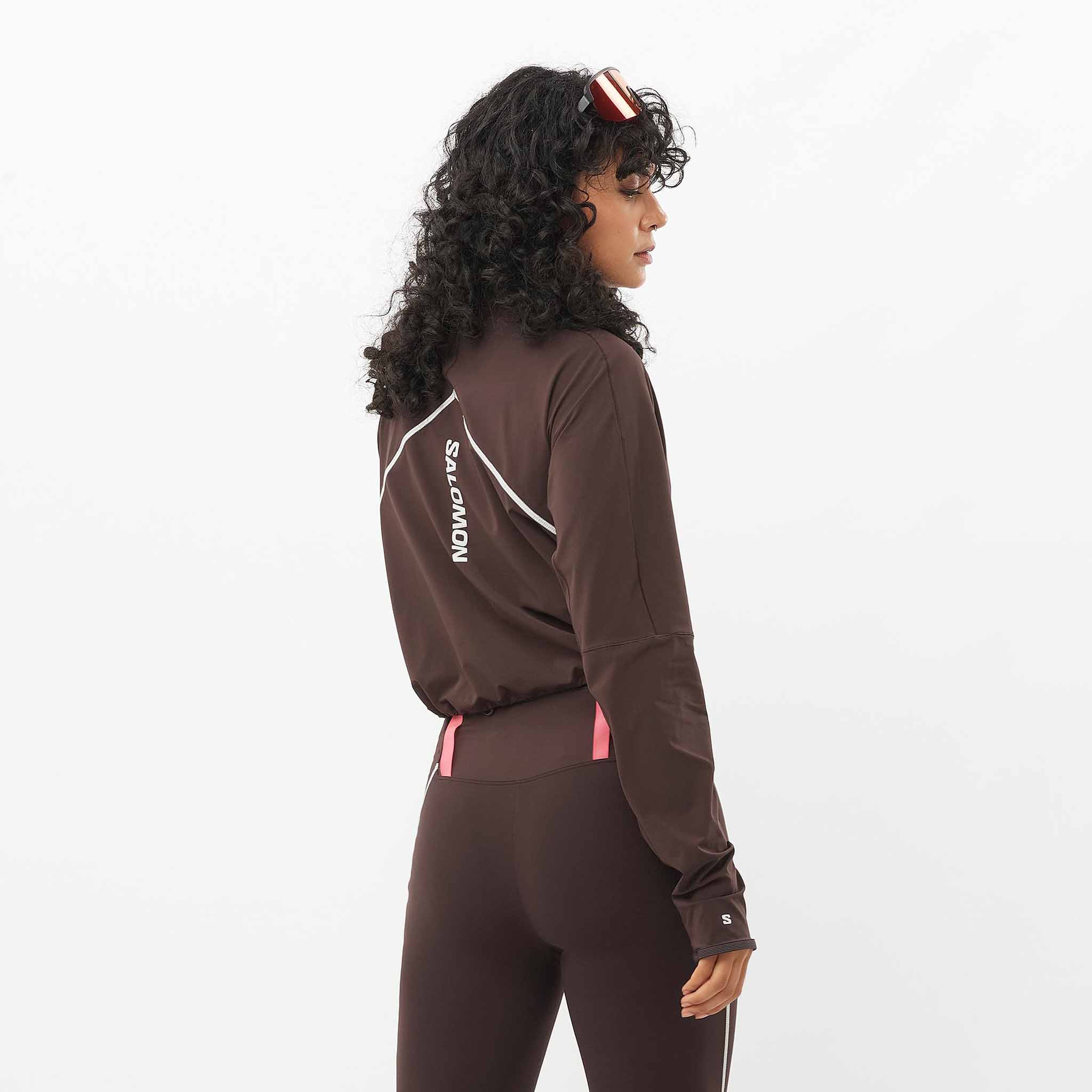 Salomon Sense Aero Hybrid Half-Zip Midlayer chandail de course à pied pour femme - Image 4