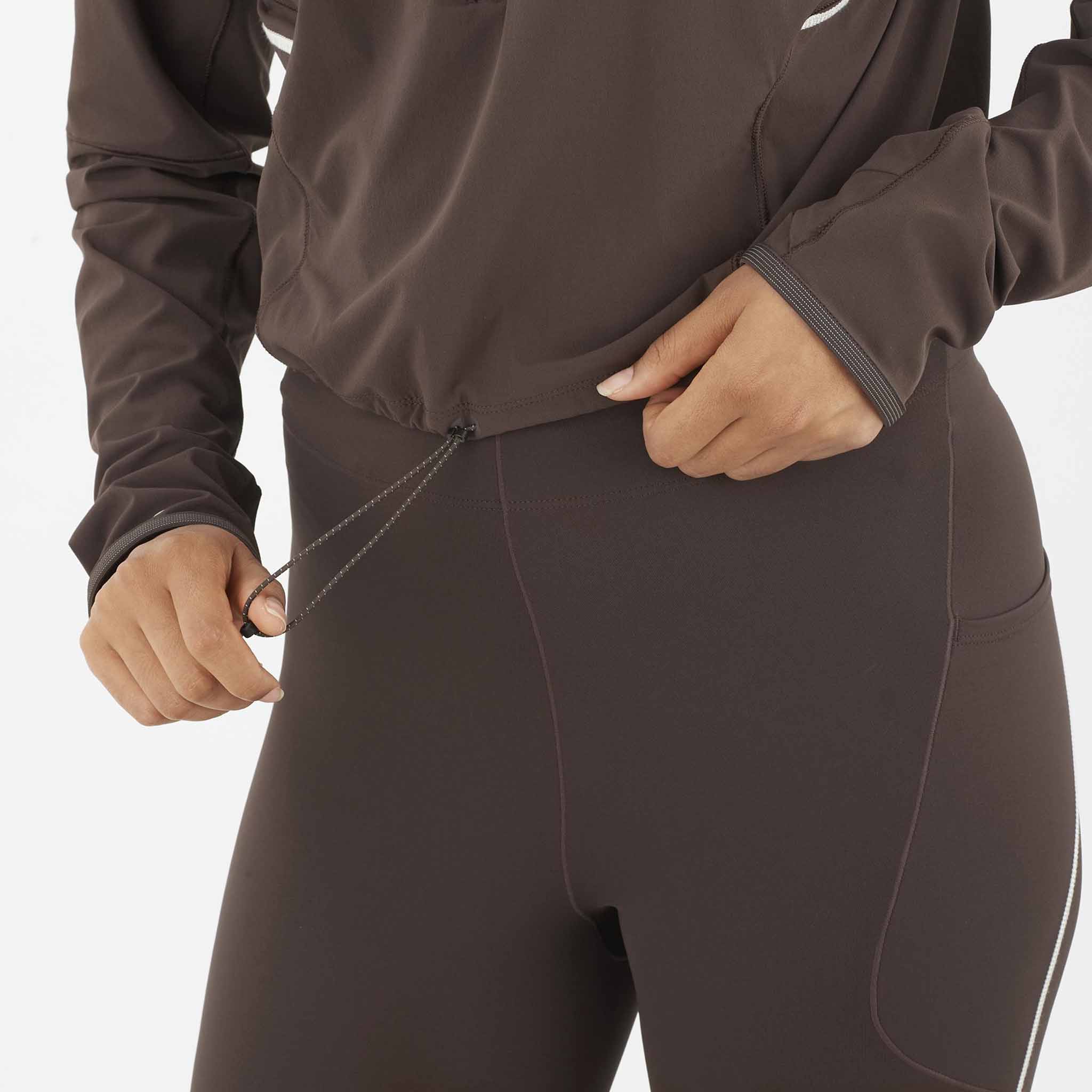 Salomon Sense Aero Hybrid Half-Zip Midlayer chandail de course à pied pour femme - Image 5