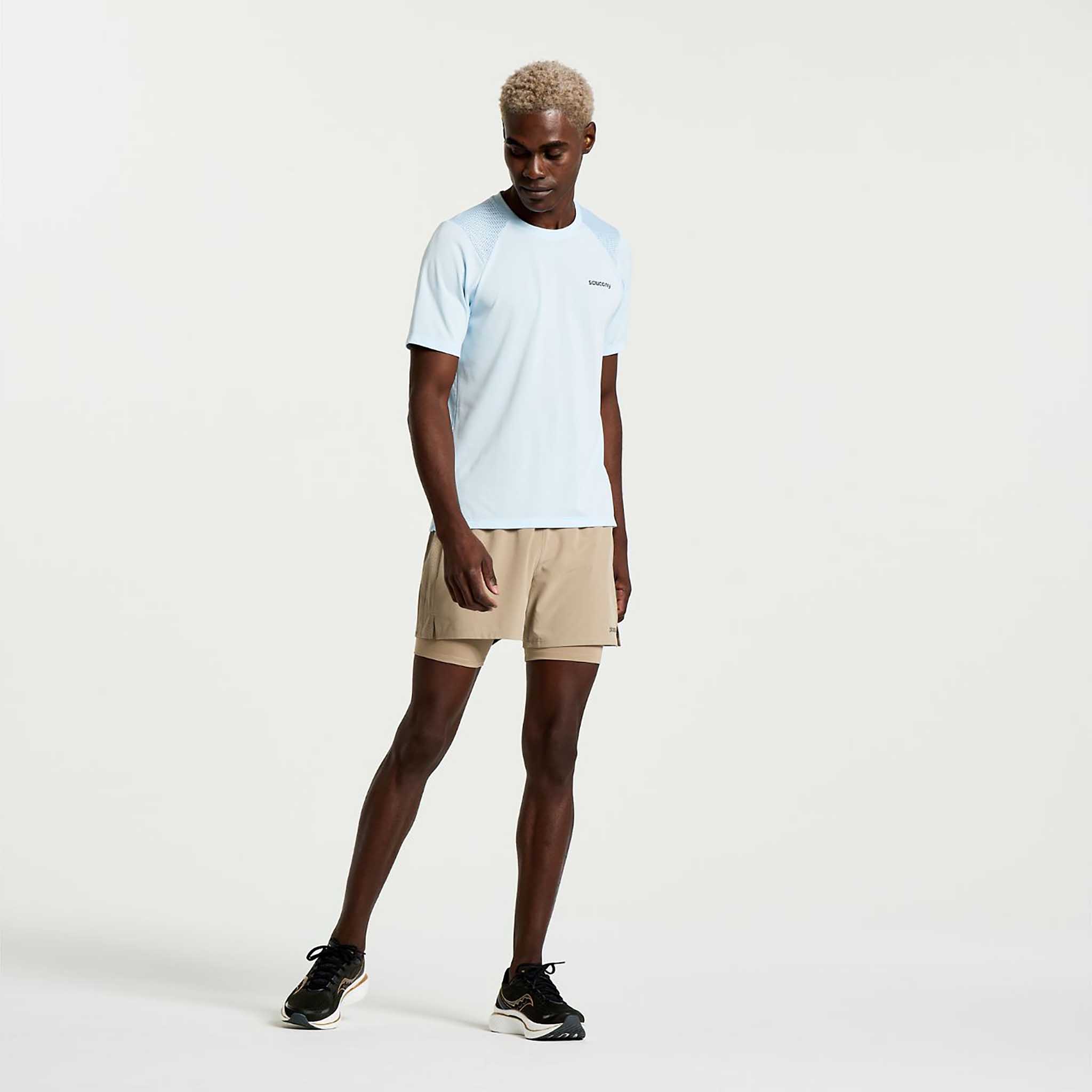 Saucony Elevate Short Sleeve t-shirt de course à pied homme - Image 4