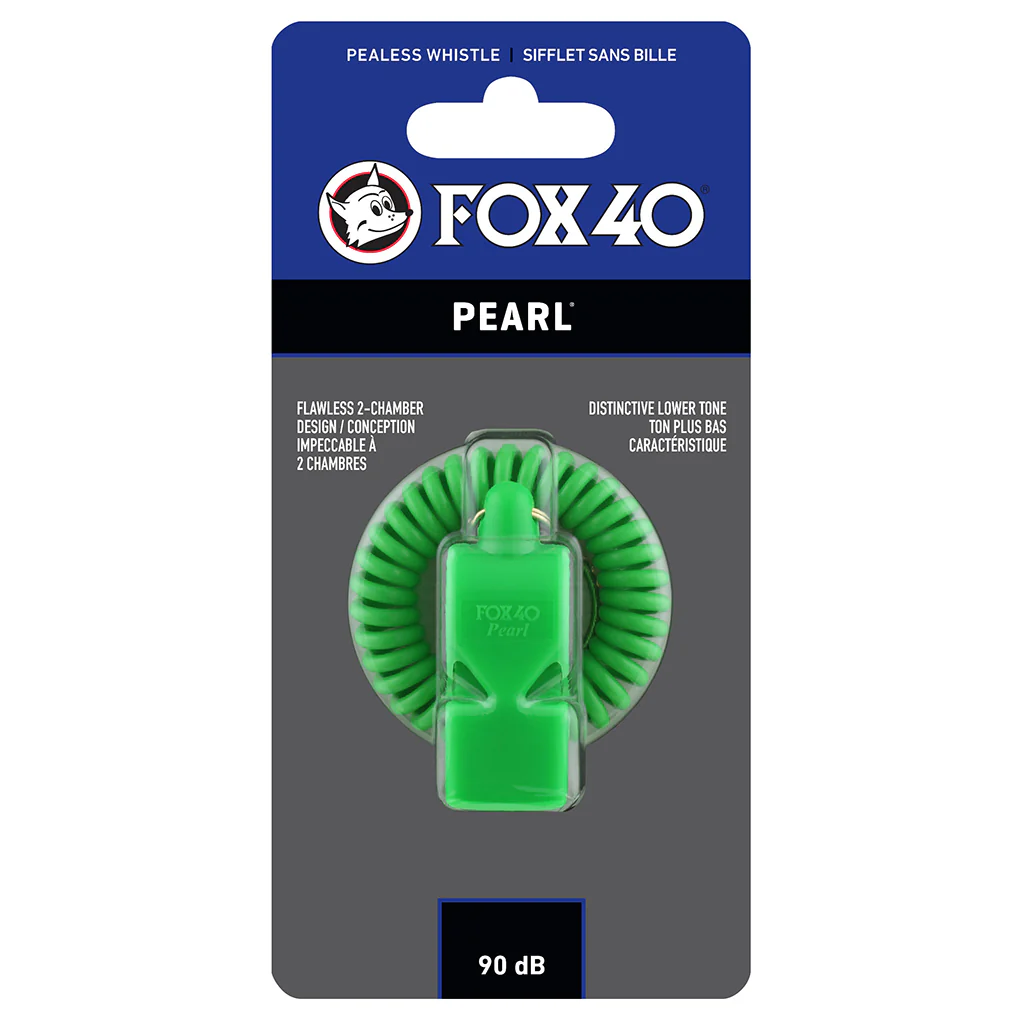 Sifflet d'arbitre avec attache Flex-Coil Fox 40 Pearl Safety - Image 11