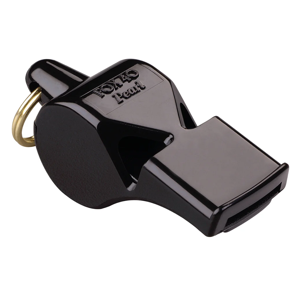 Sifflet d'arbitre avec attache Flex-Coil Fox 40 Pearl Safety - Image 2