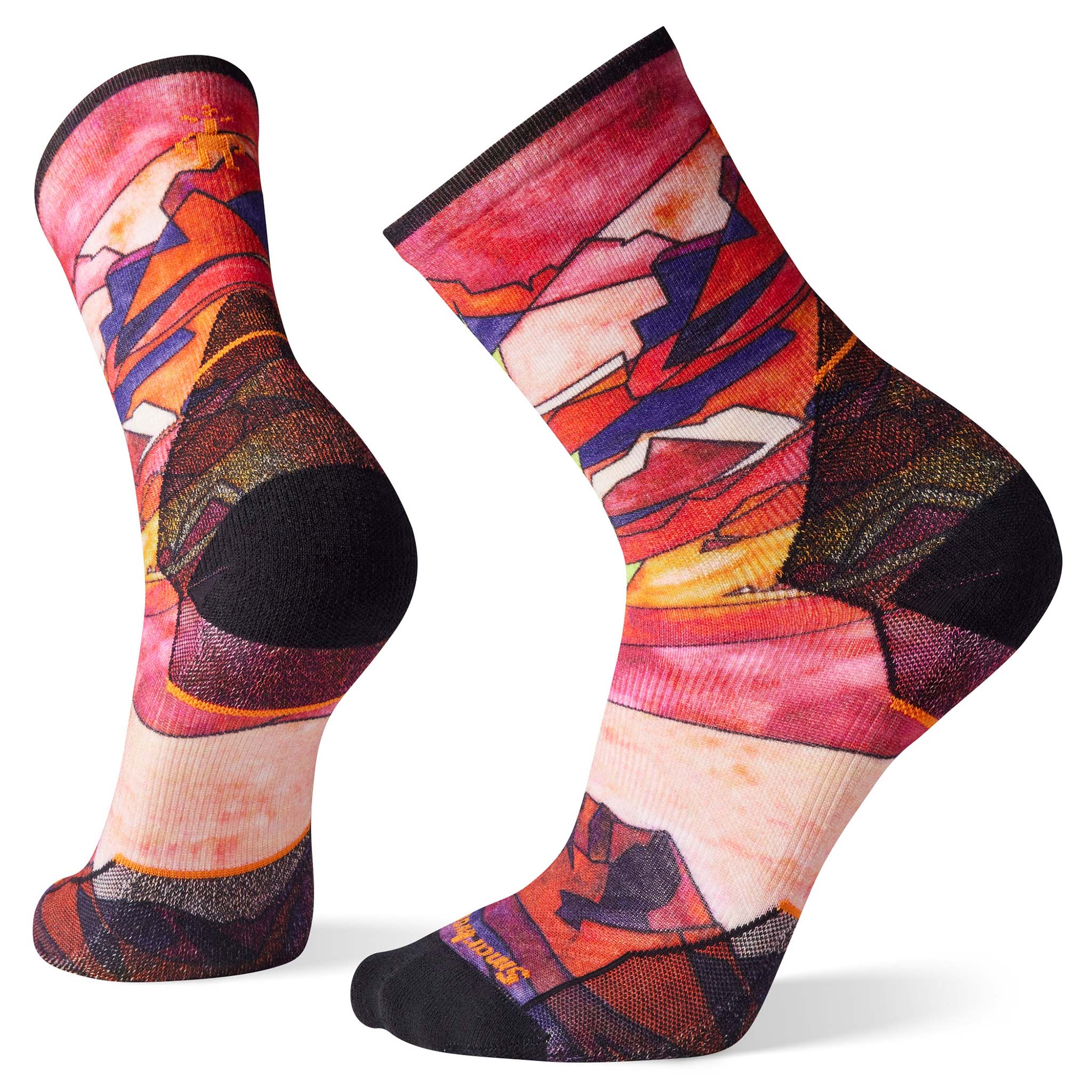 Smartwool Athlete Edition Run Crew Print bas de course homme