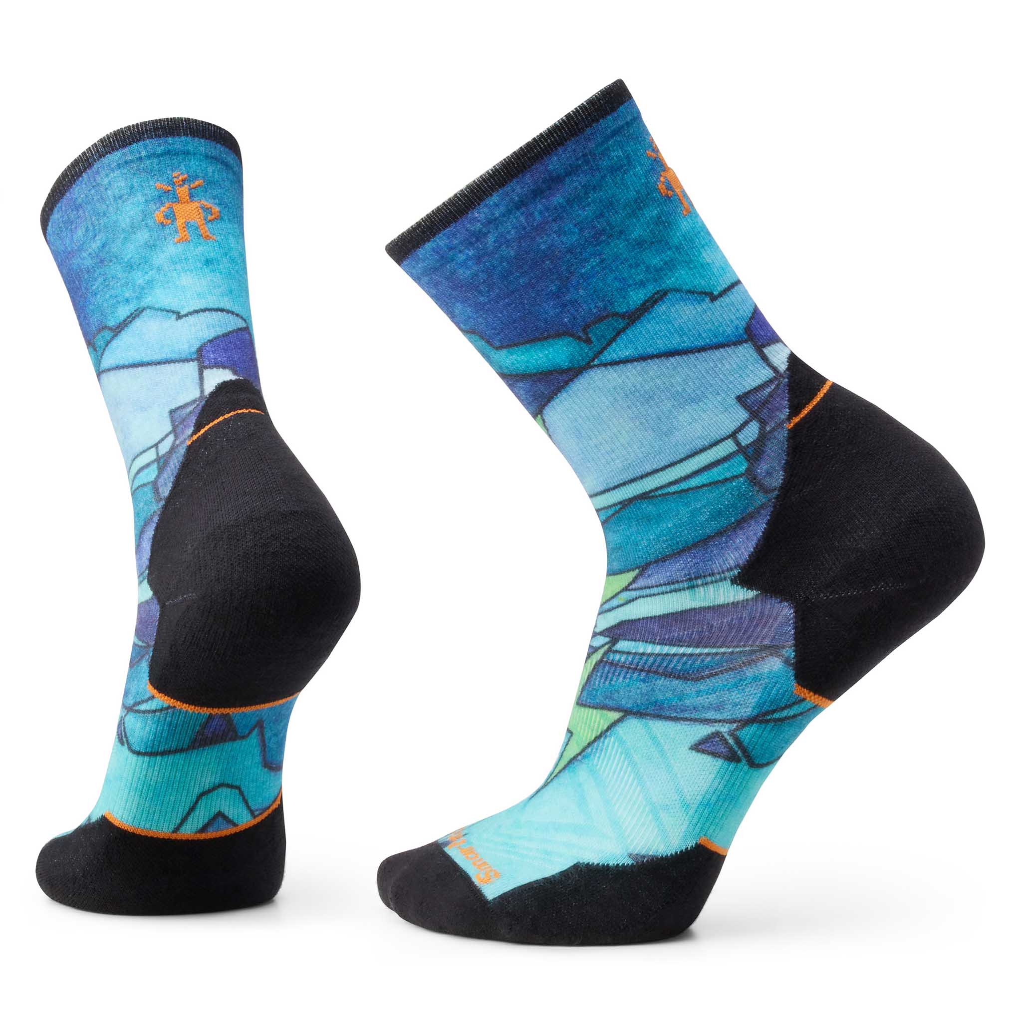 Smartwool Athlete Edition Run Crew Print bas de course homme - Image 3