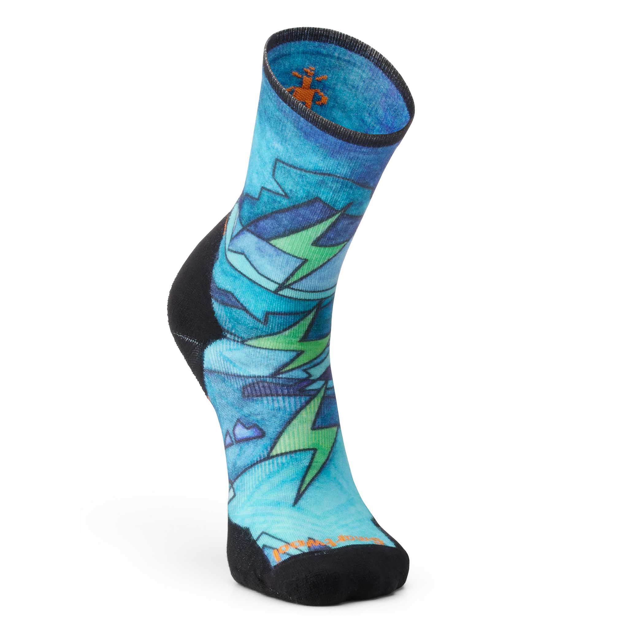 Smartwool Athlete Edition Run Crew Print bas de course homme - Image 4