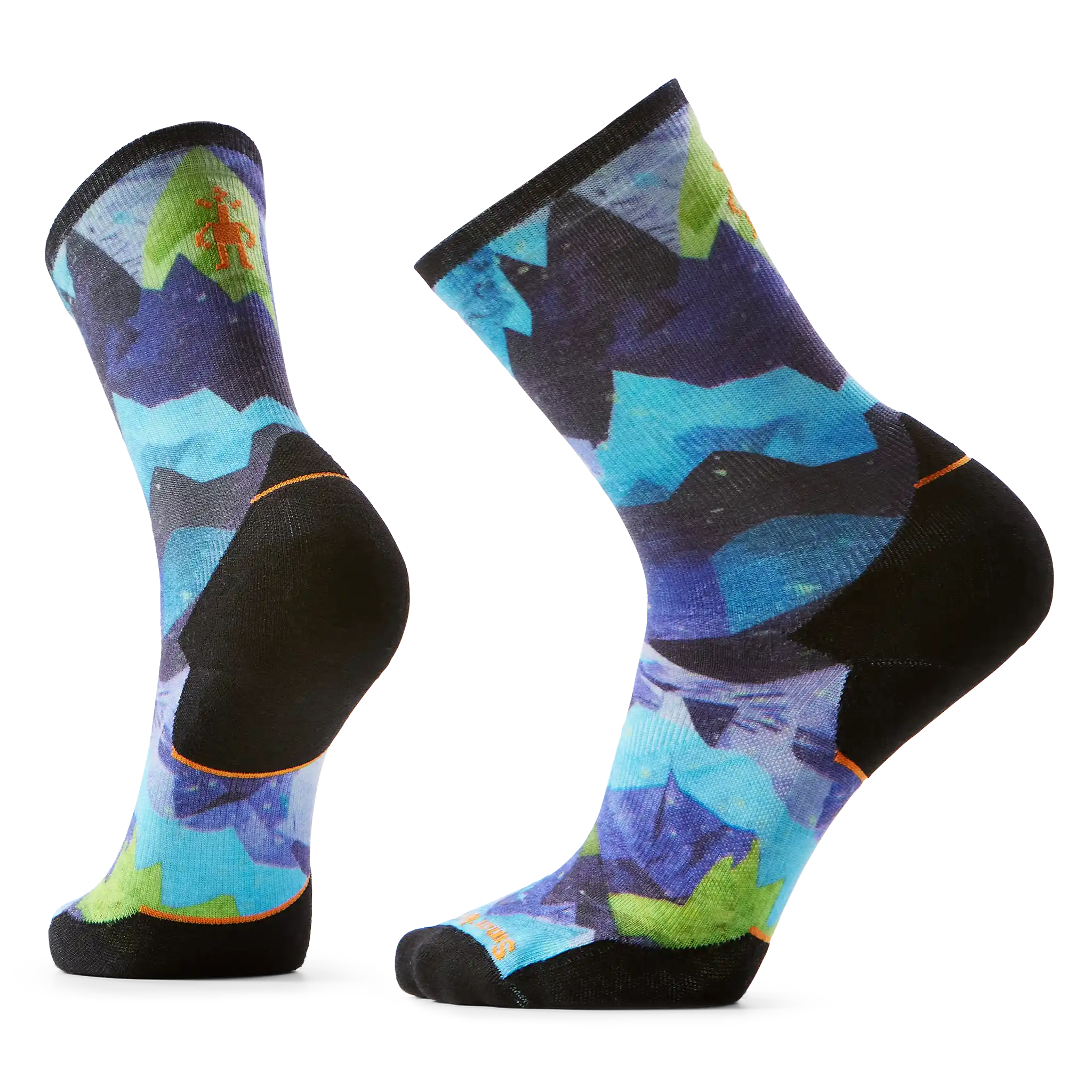 Smartwool chaussette de course à pied en sentier imprimée Summit Sector