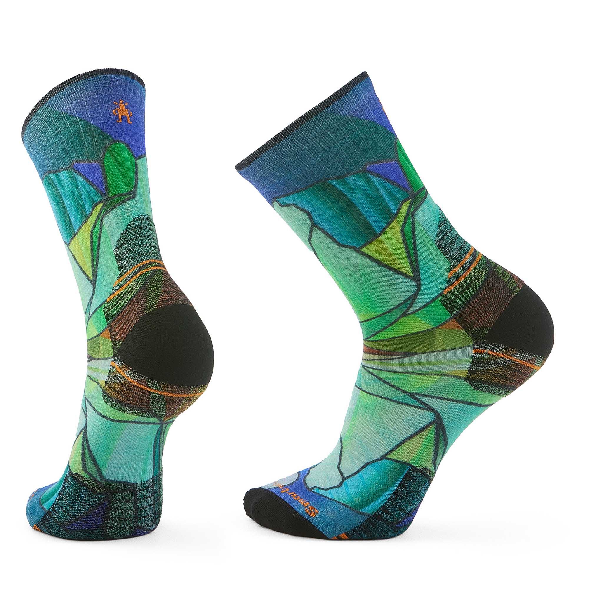 Smartwool chaussette de randonnée imprimée Mirror Mountain pour homme
