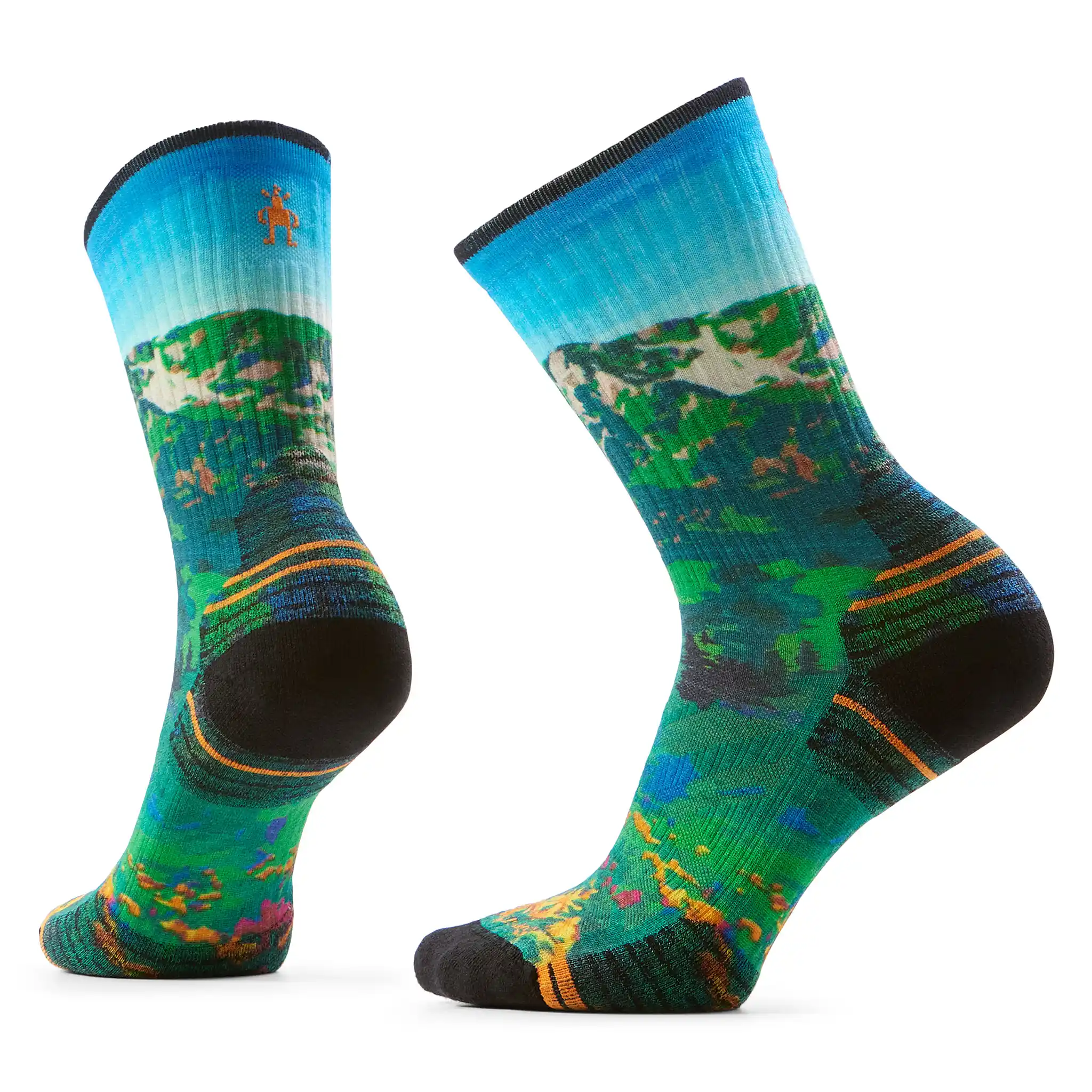 Smartwool chaussette de randonnée imprimée Mountain Lake pour femme