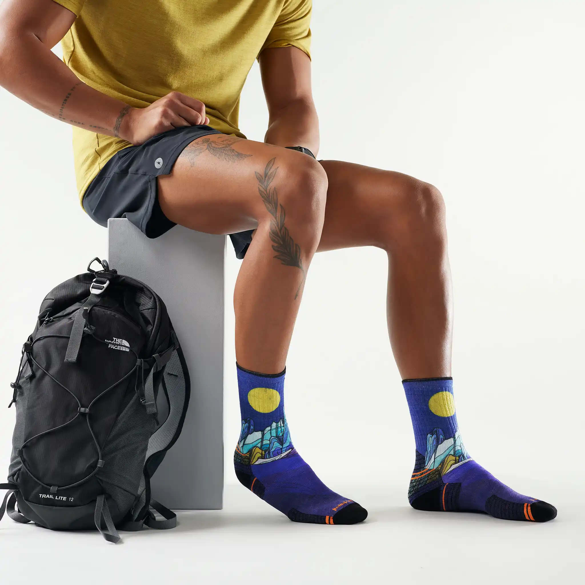 Smartwool chaussette de randonnée imprimée Mountain Myth - Image 2