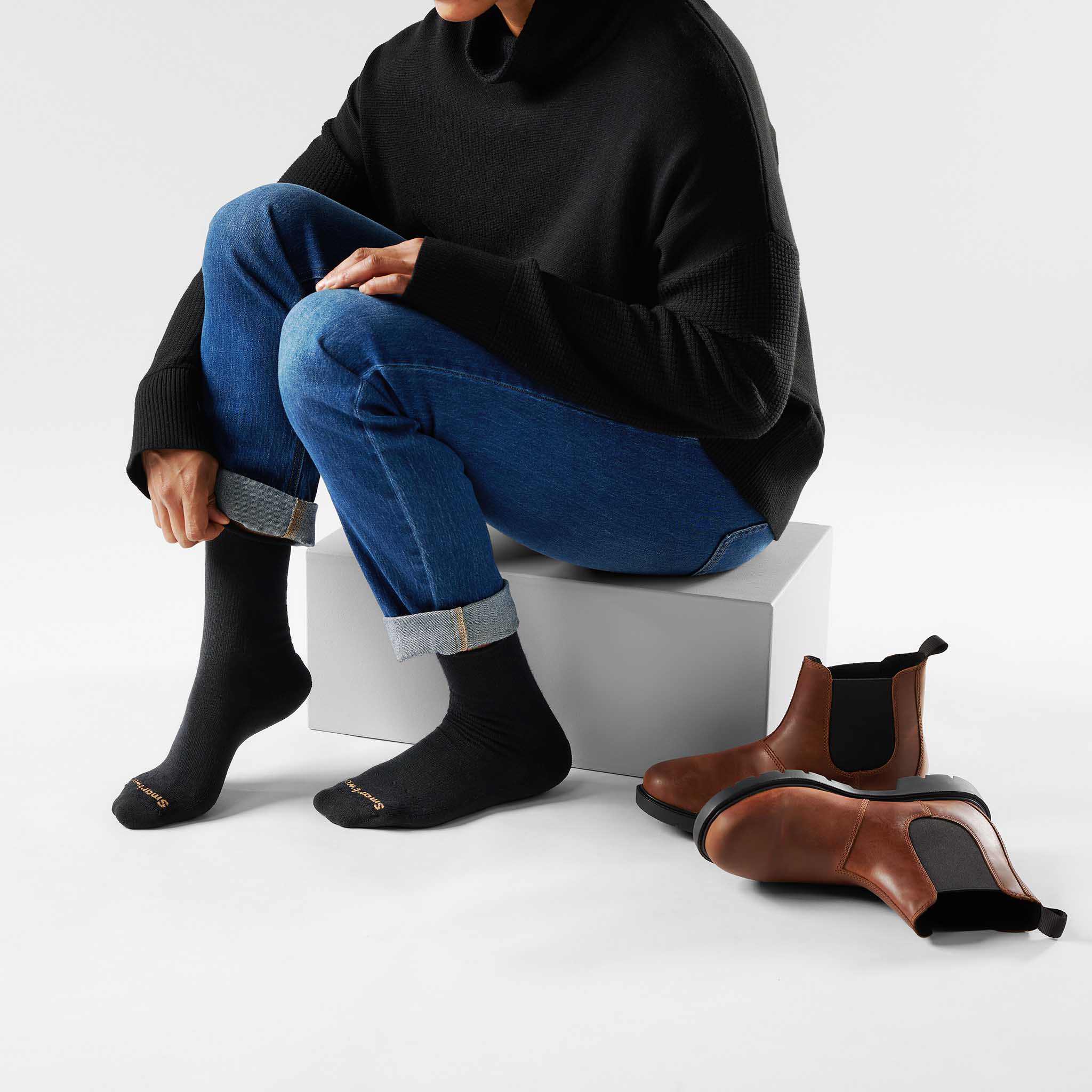 Smartwool chaussette de tous les jours Roll Top unisexe - Image 3
