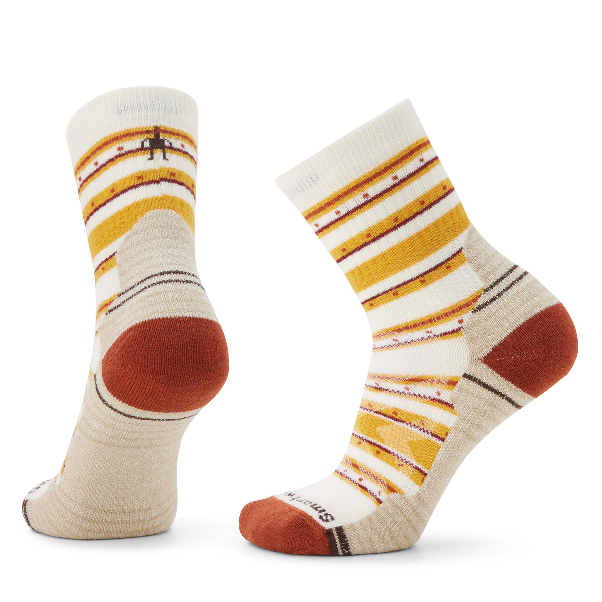 Smartwool Hike Light Cushion Stitch Stripe bas mi-mollet femme - Image 3