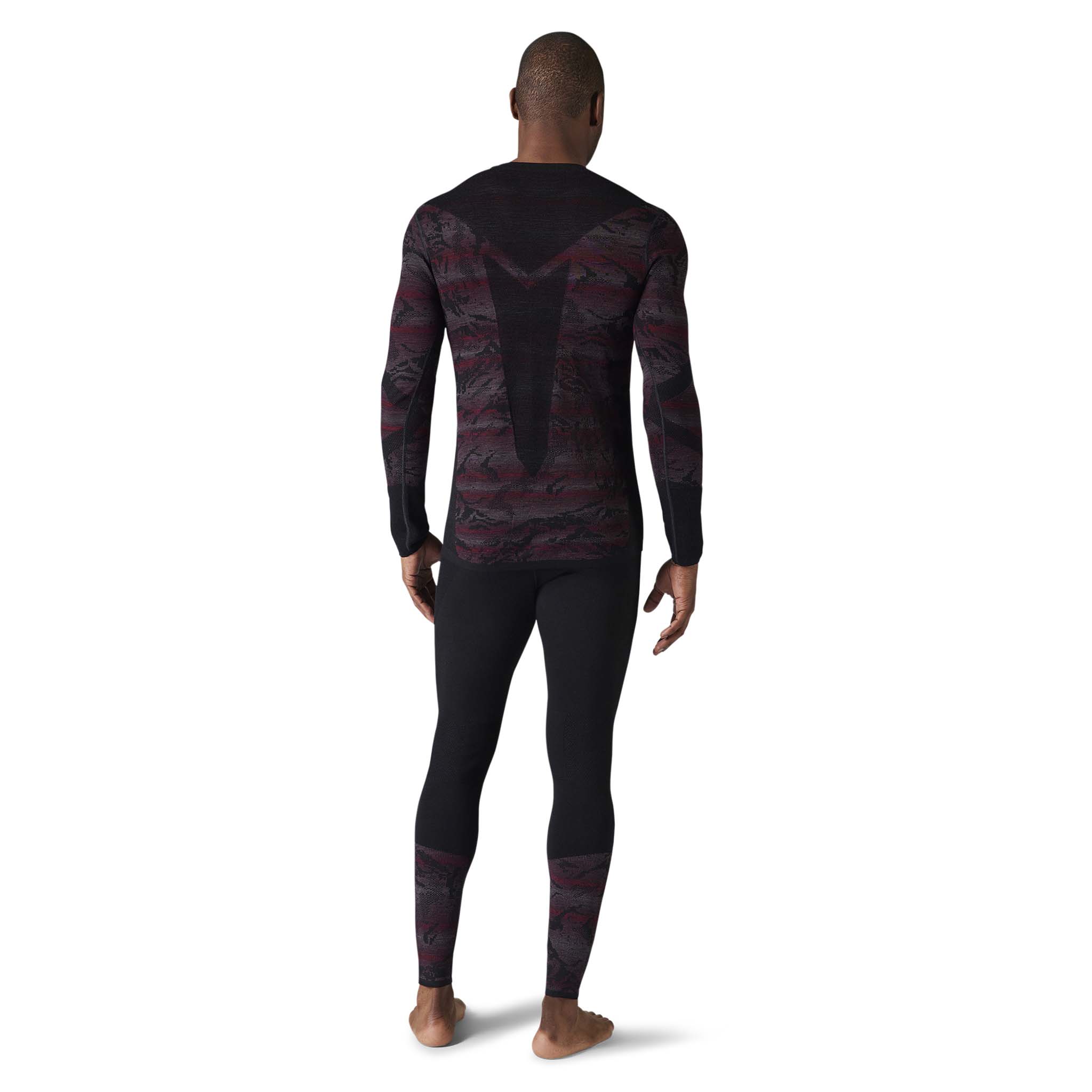 Smartwool Intraknit Merino 200 Baselayer Pattern Crew couche de base à manches longues homme - Image 3