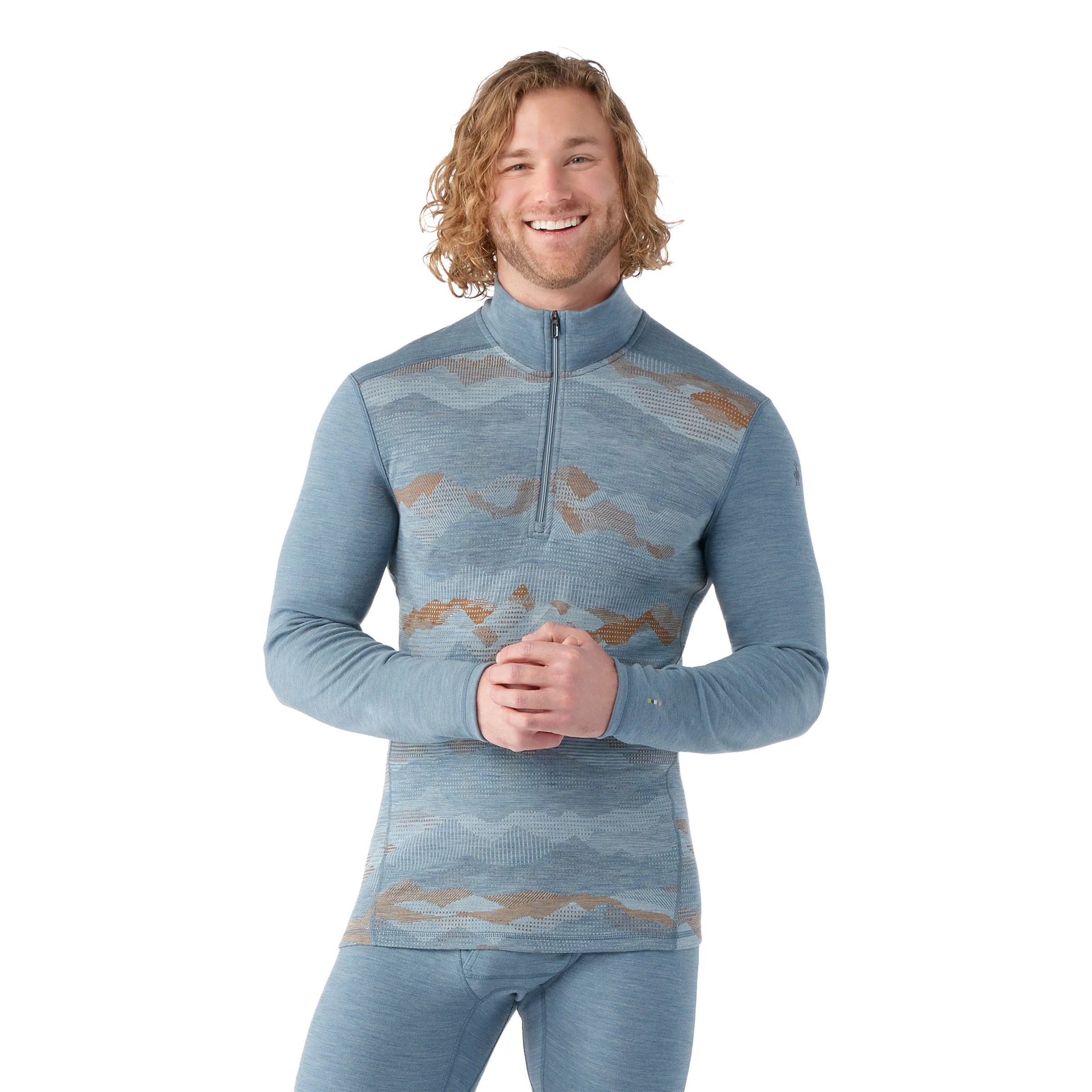 Smartwool Merino 250 Baselayer 1/4 Zip couche de base pour homme - Image 2