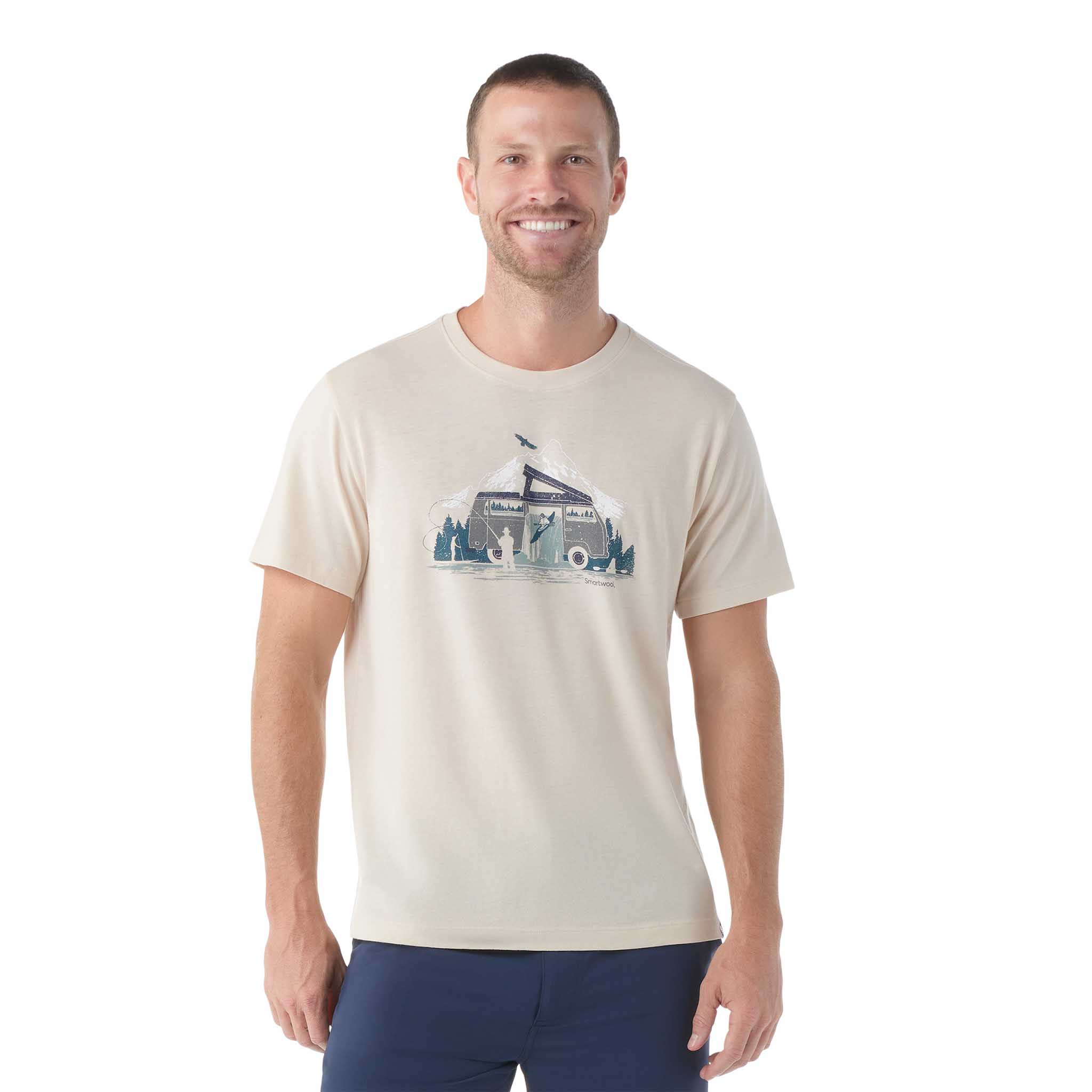 Smartwool t-shirt à manches courtes à motif River Van pour homme - Image 2