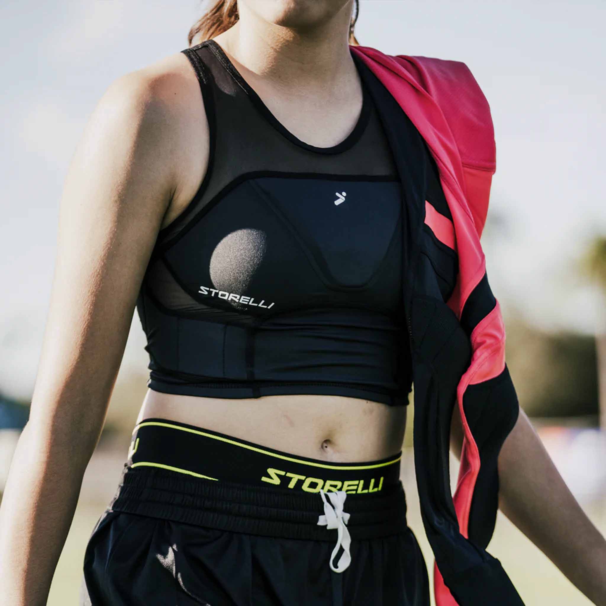 Storelli BodyShield Crop Top camisole de protection pour gardienne de but femme - Image 2