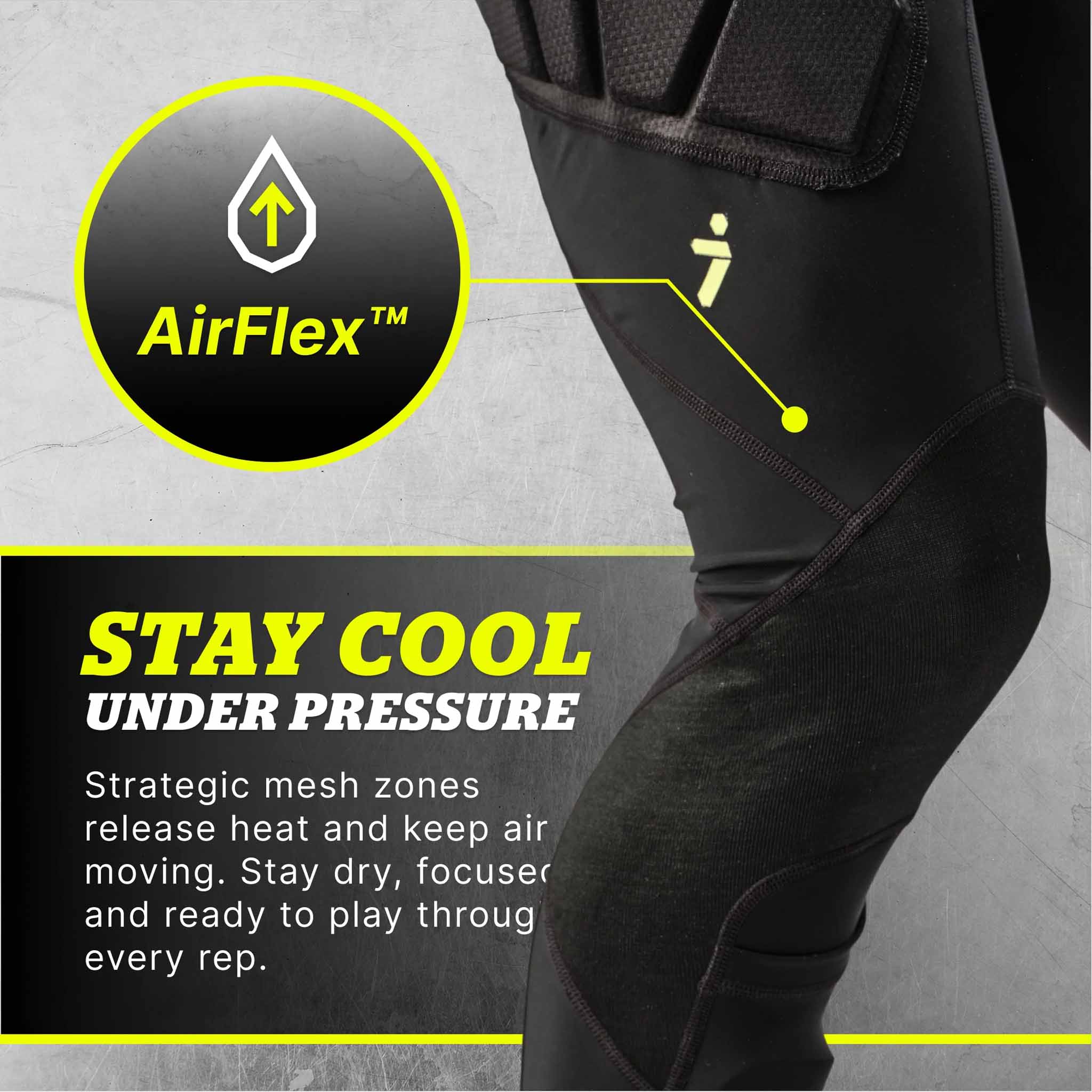 Storelli BodyShield No Burn GK Leggings de protection pour gardien de but de soccer - Image 8