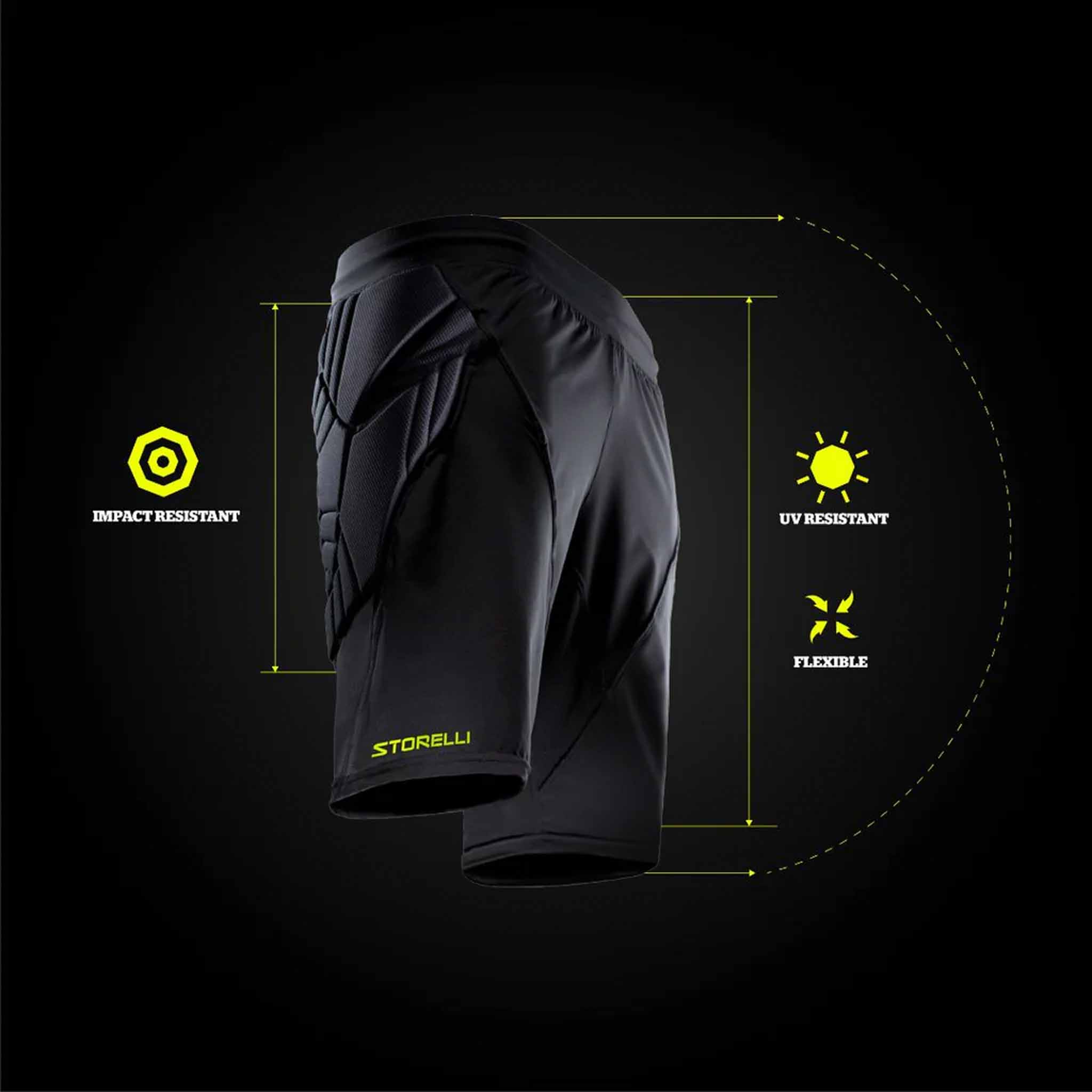 Storelli ExoShield GK Short de protection pour gardien de soccer - Image 2