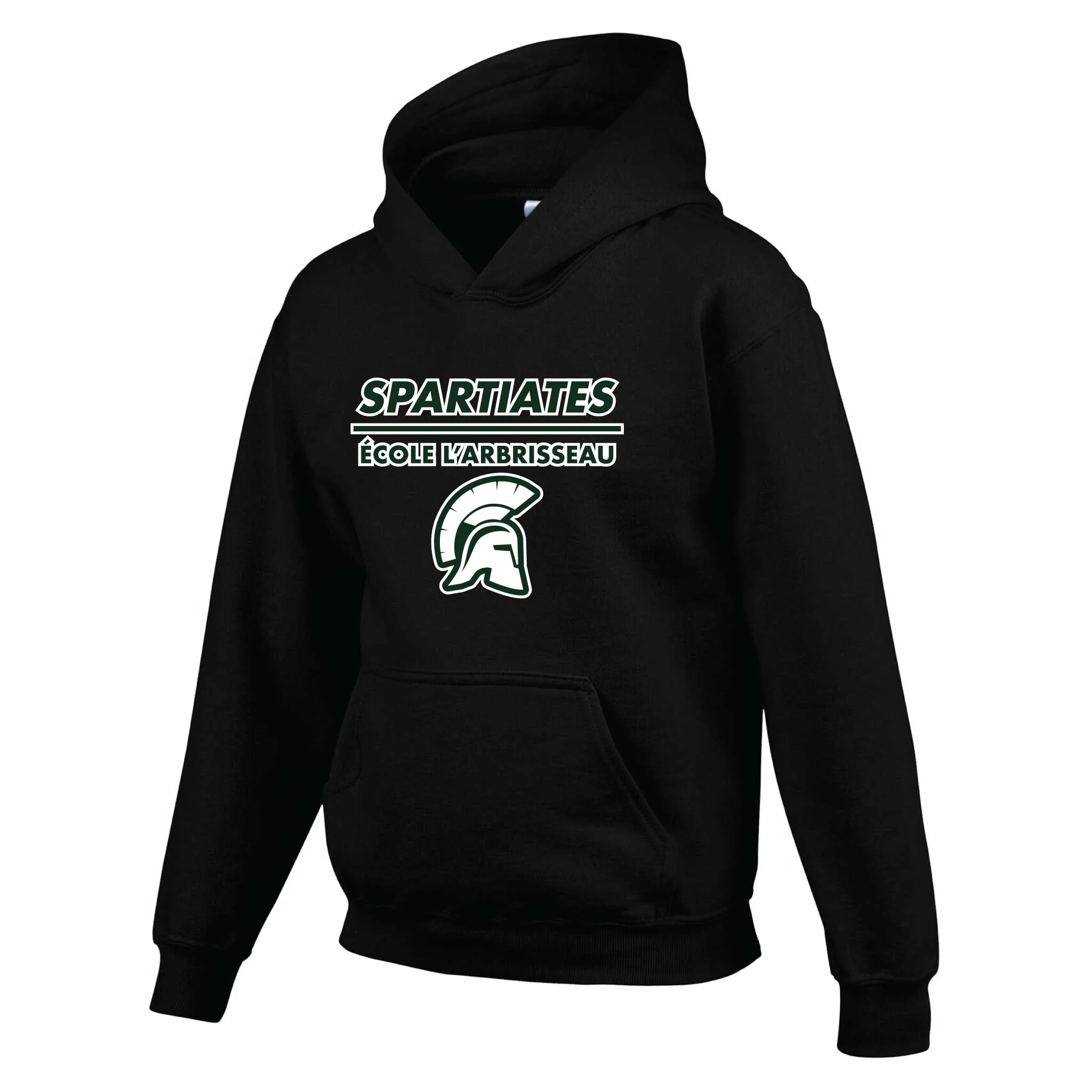 Sweatshirt coton ouaté Spartiates de l'École L'Arbrisseau - Image 2