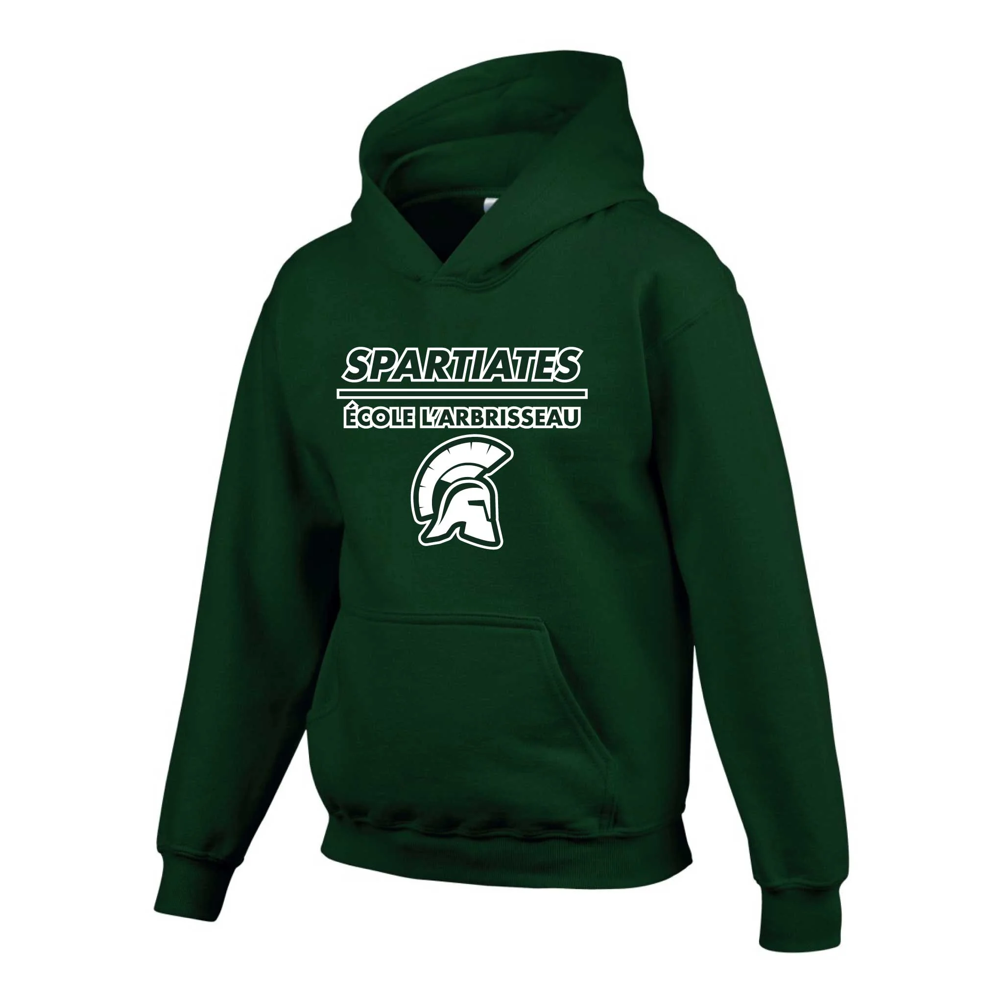 Sweatshirt coton ouaté Spartiates de l'École L'Arbrisseau - Image 3