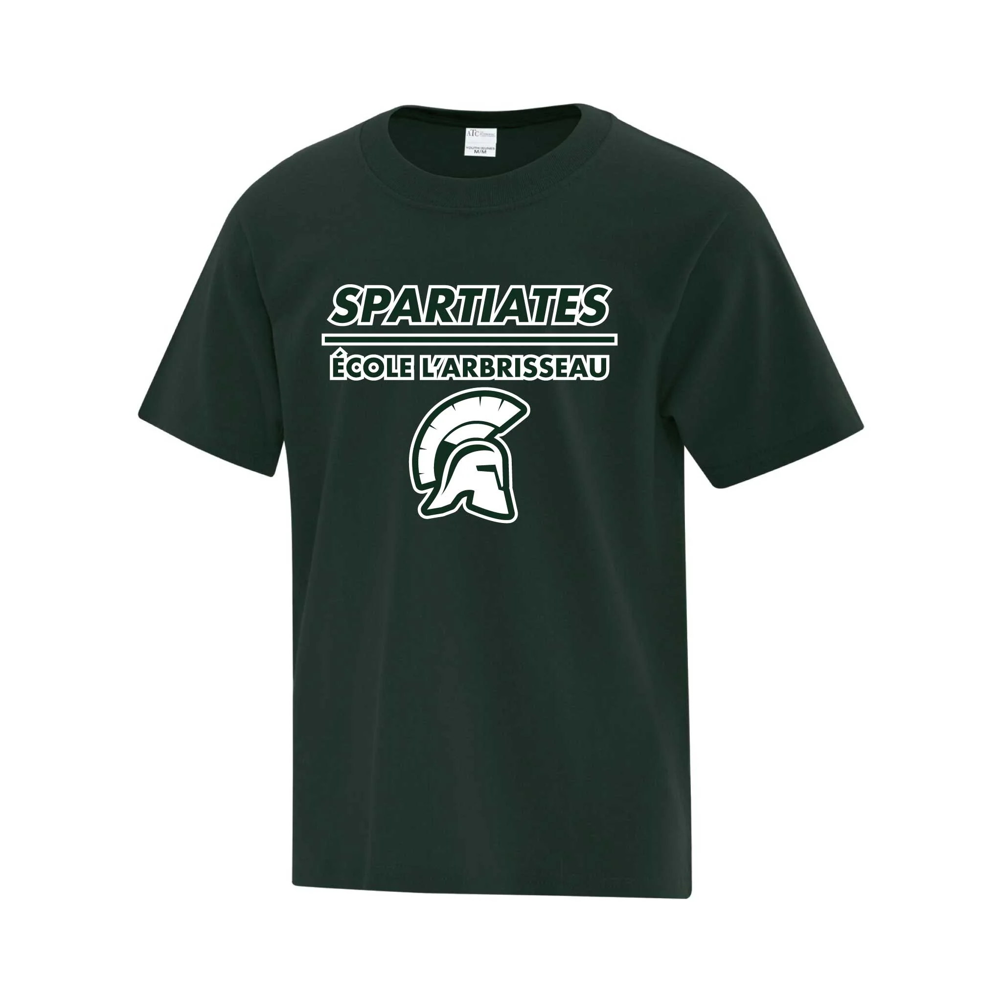 T-shirt coton à manches courtes Spartiates de l'École L'Arbrisseau - Image 3