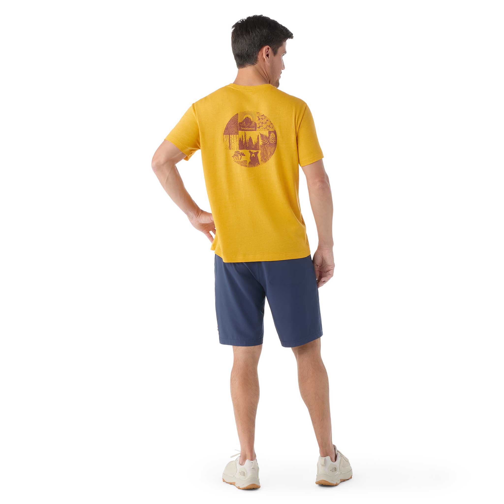 T-shirt imprimé Forest Finds Smartwool pour homme - Image 3