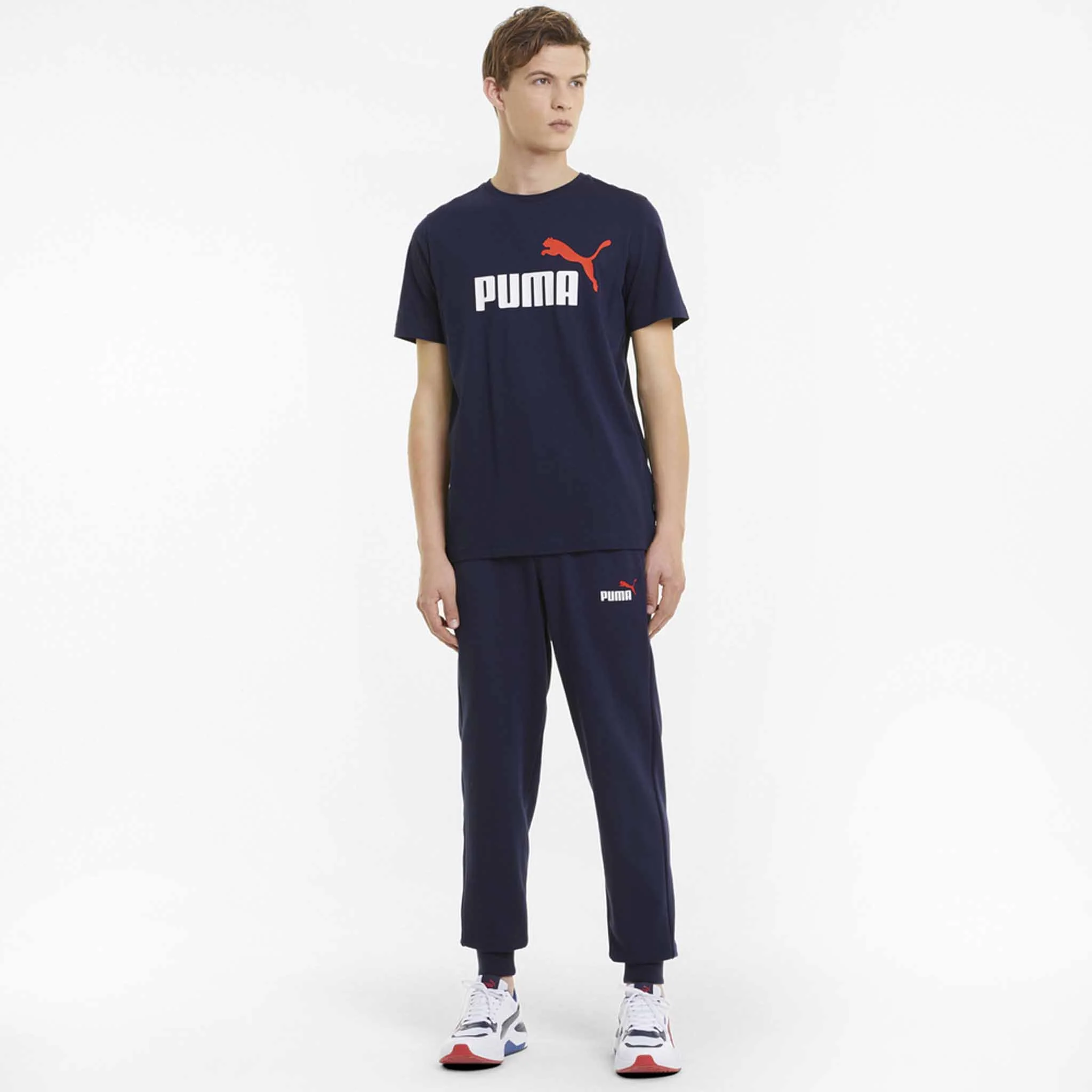 T-shirt Puma Essential+ 2 Colour logo pour homme - Image 4