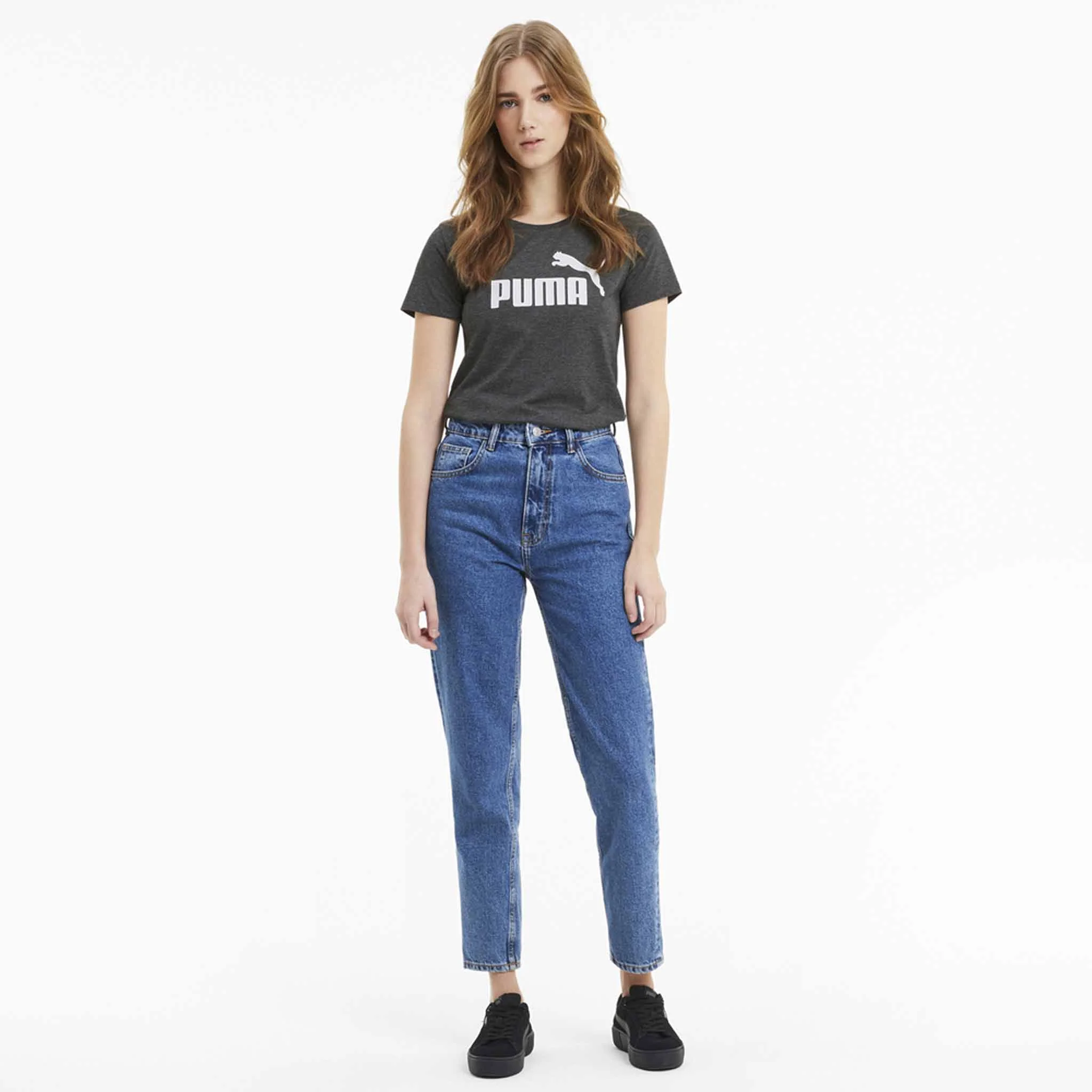 T-shirt Puma Essential chiné à manches courtes pour femme - Image 10