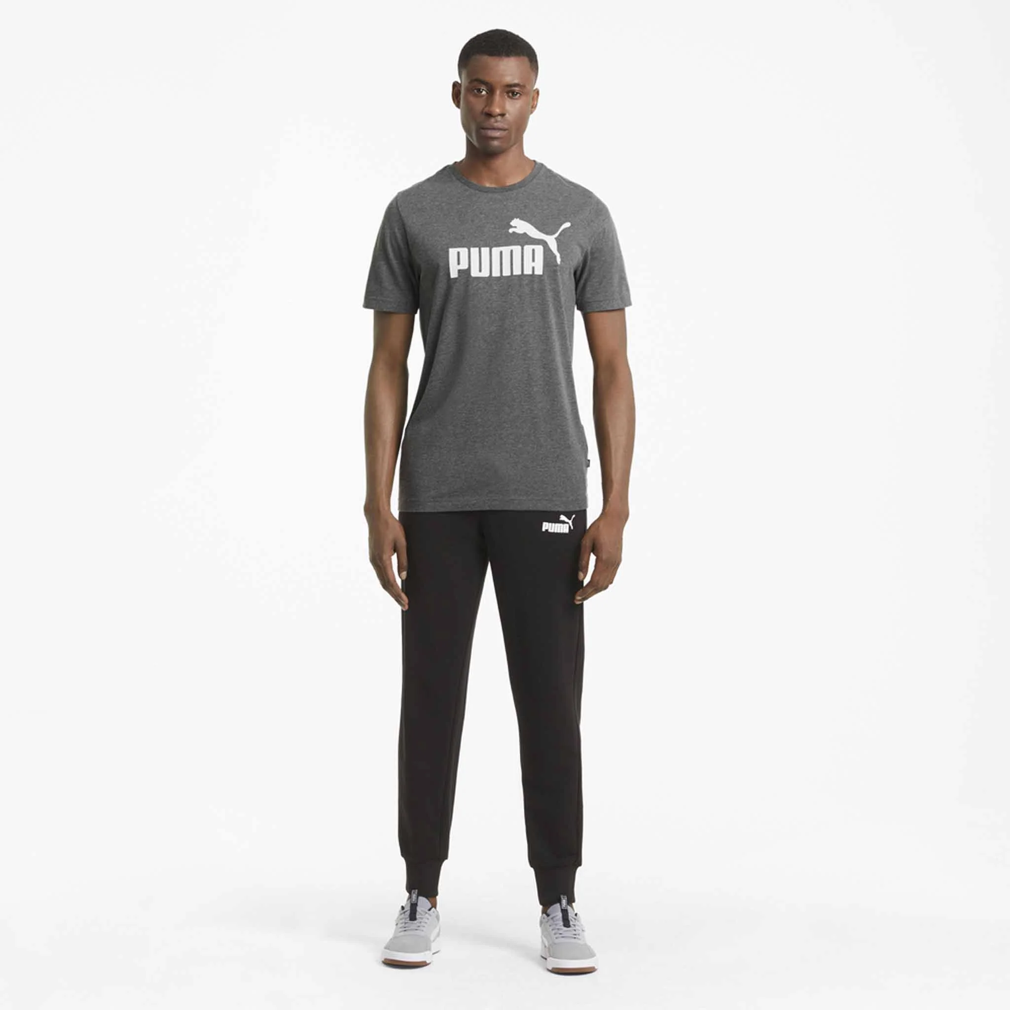 T-shirt Puma Essential chiné pour homme - Image 3