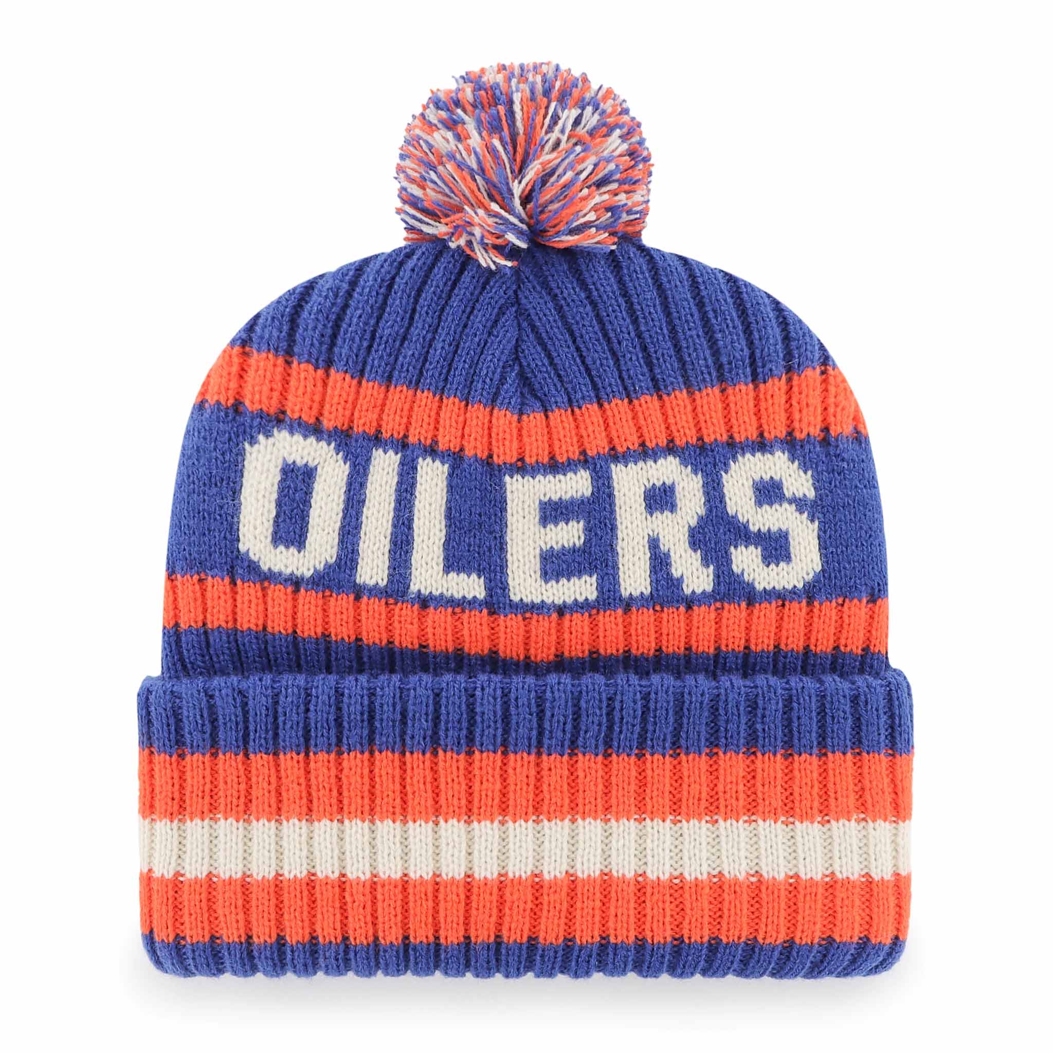Tuque a pompon des Edmonton Oilers 47 Brand - Image 2