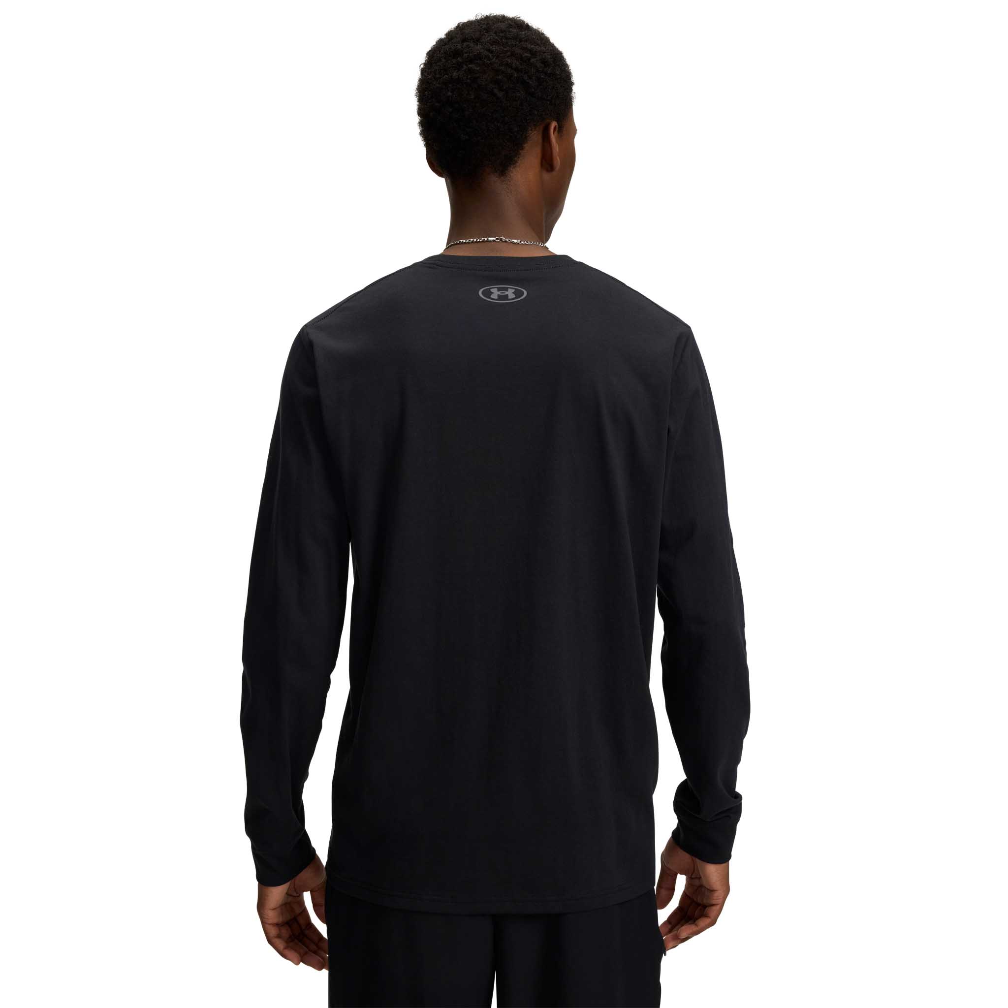 UA haut à manches longues avec logo imprimé à gauche pour homme - Image 5