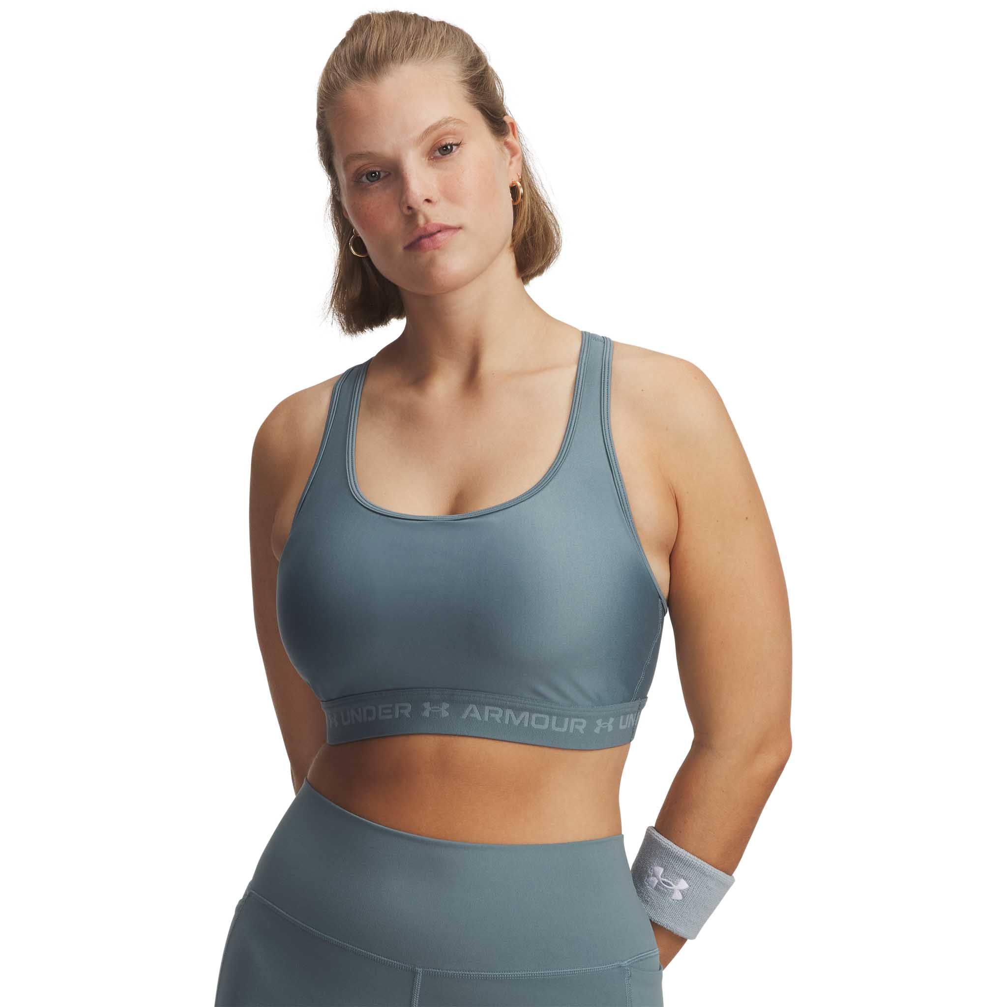 UA Crossback Mid – Soutien-gorge sport croisé dans le dos pour femmes - Image 17