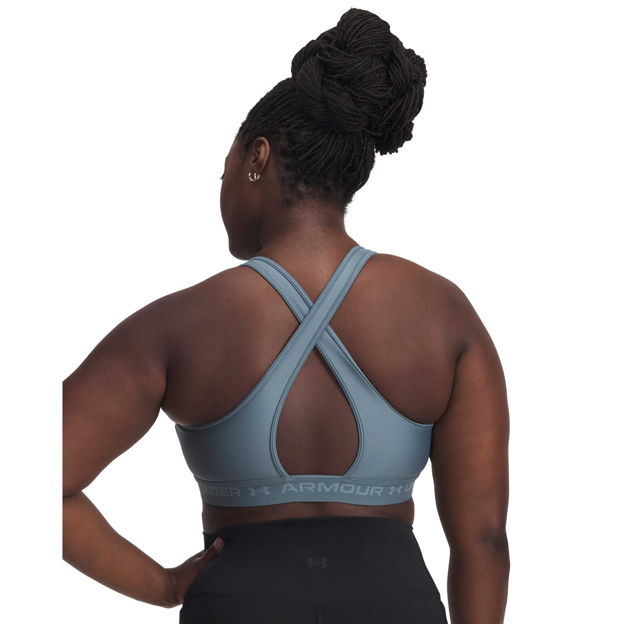 UA Crossback Mid – Soutien-gorge sport croisé dans le dos pour femmes - Image 20