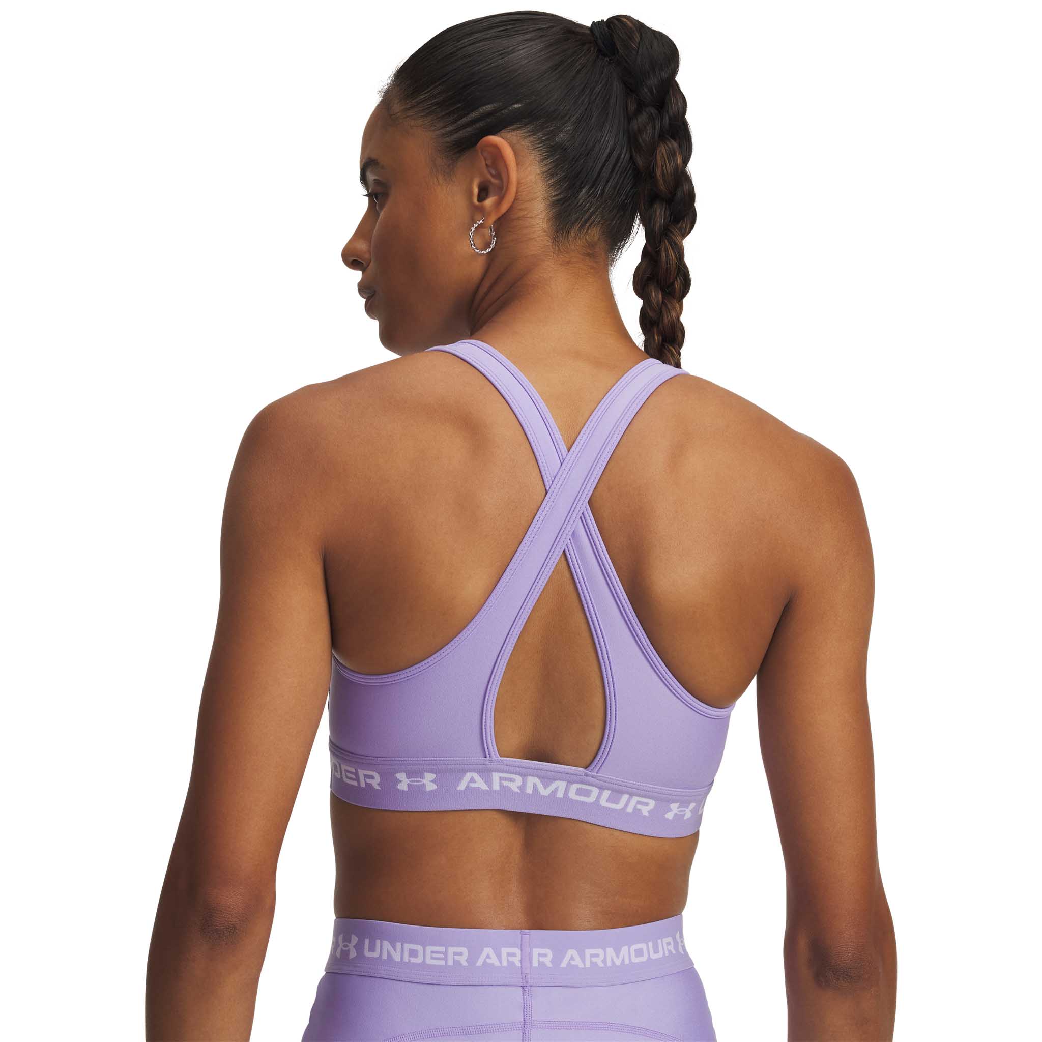 UA Crossback Mid – Soutien-gorge sport croisé dans le dos pour femmes - Image 26