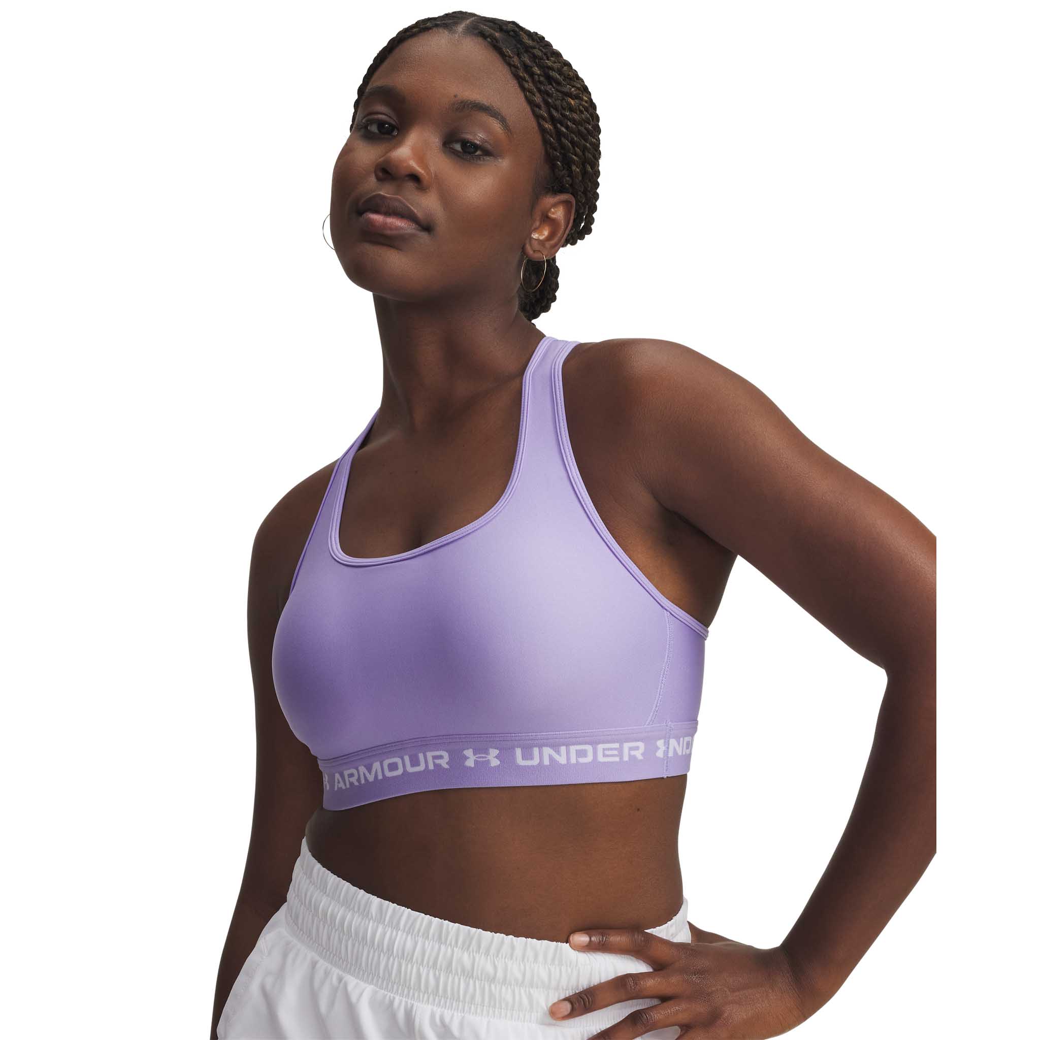 UA Crossback Mid – Soutien-gorge sport croisé dans le dos pour femmes - Image 27