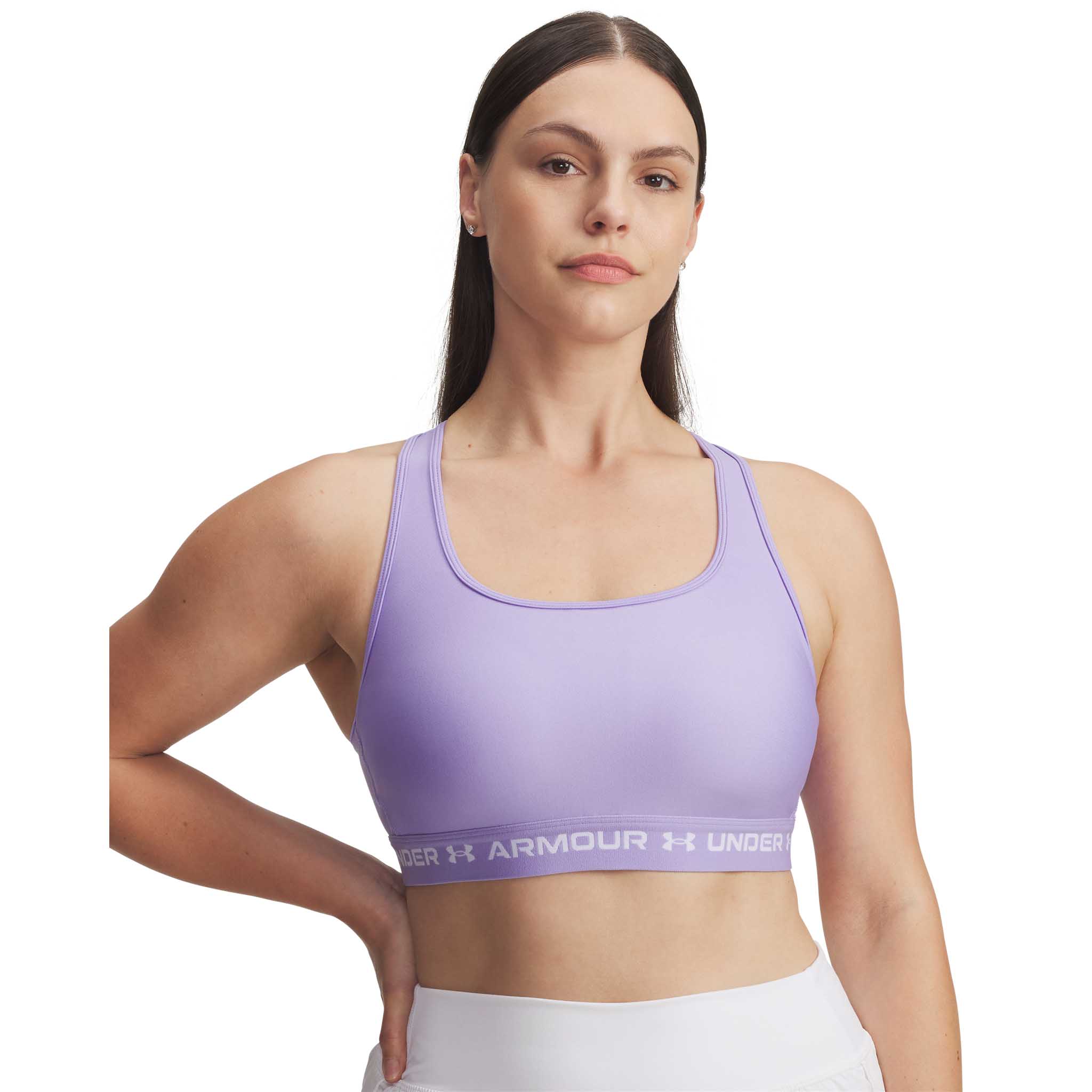UA Crossback Mid – Soutien-gorge sport croisé dans le dos pour femmes - Image 29