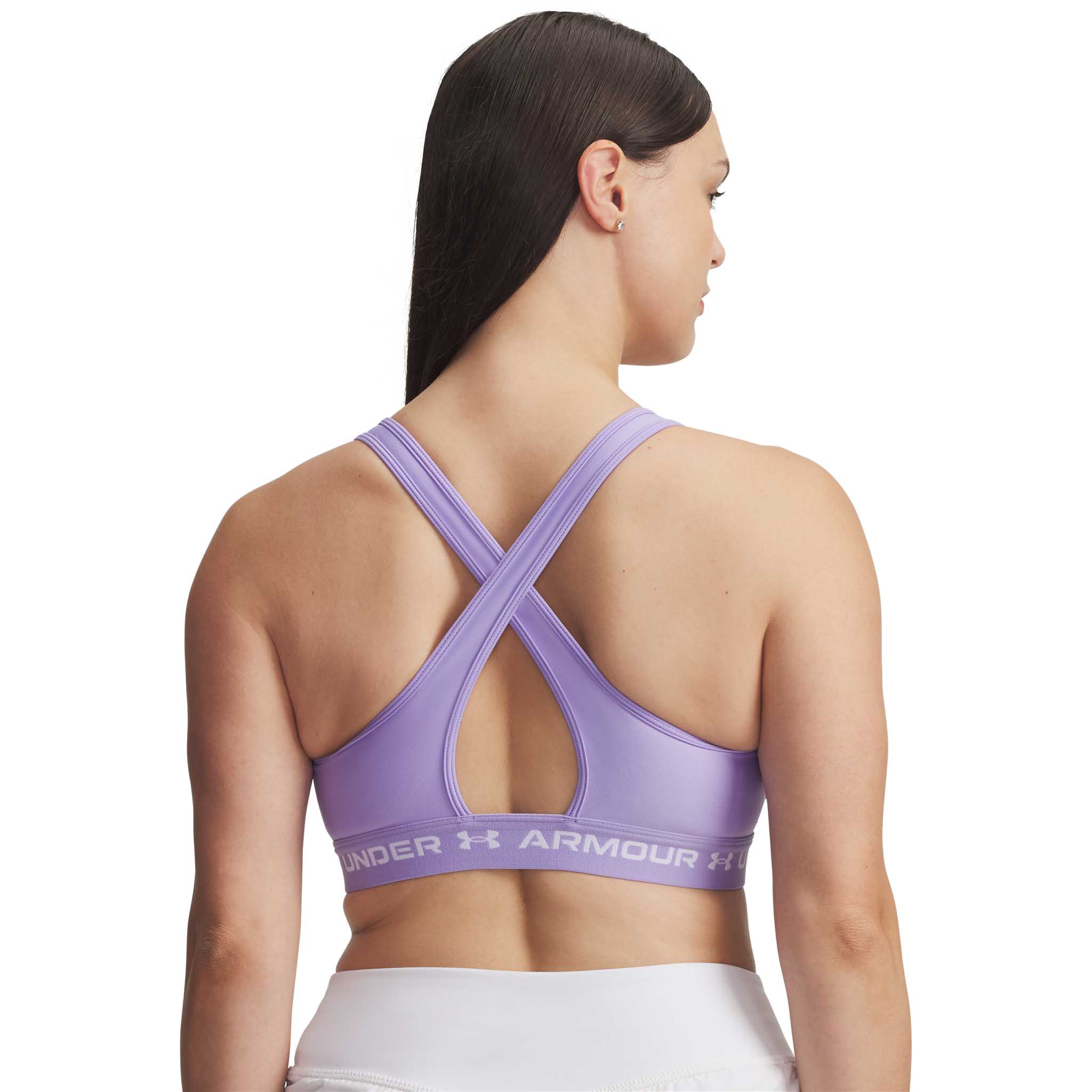 UA Crossback Mid – Soutien-gorge sport croisé dans le dos pour femmes - Image 30