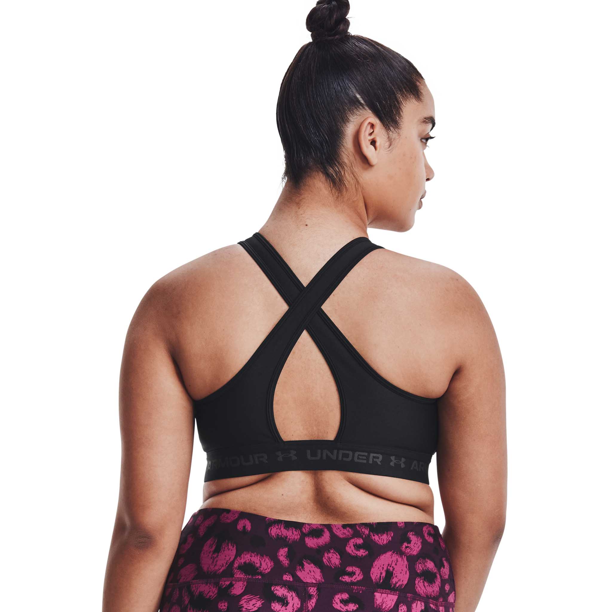 UA Crossback Mid – Soutien-gorge sport croisé dans le dos pour femmes - Image 6