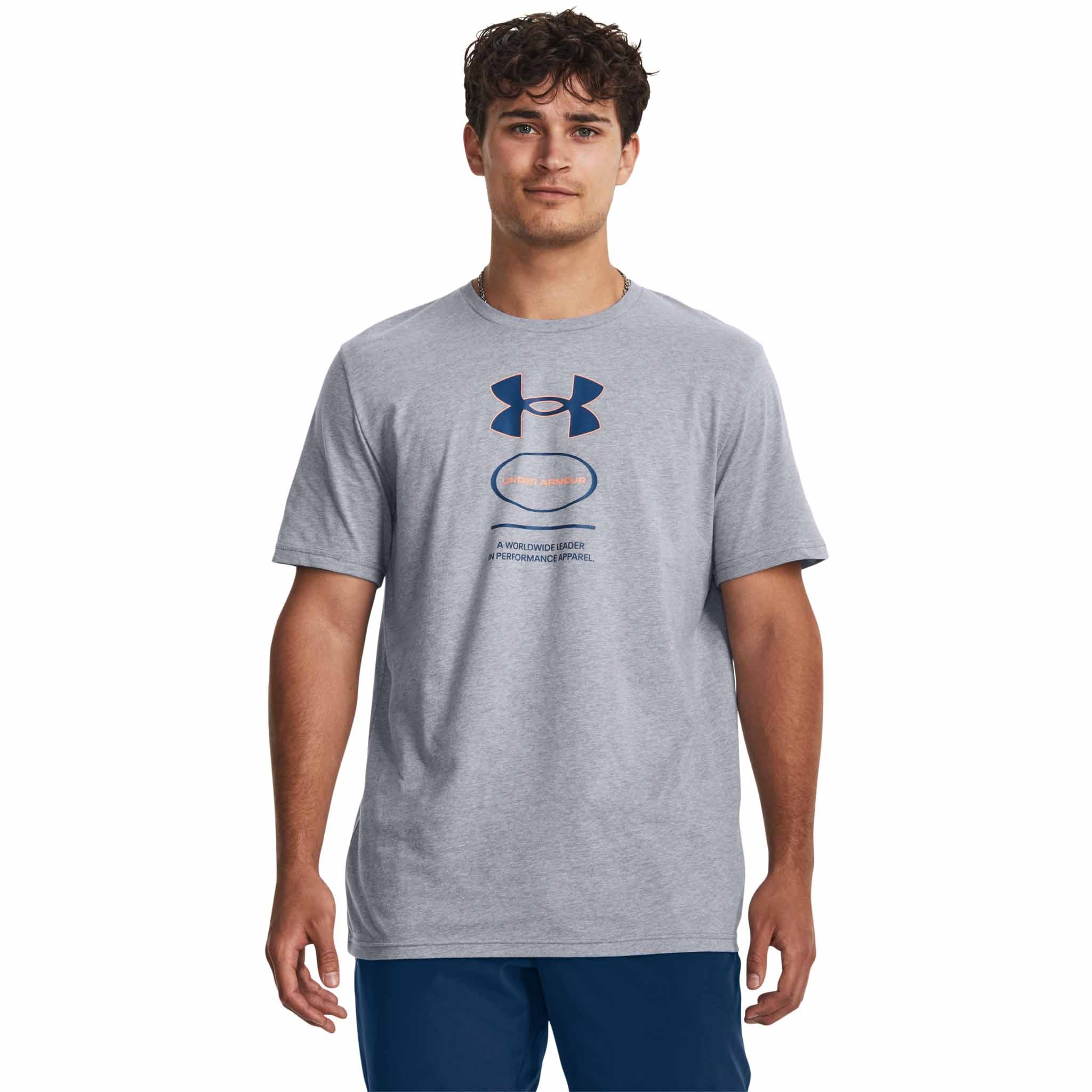 UA Branded Gel Stack haut à manches courtes pour hommes