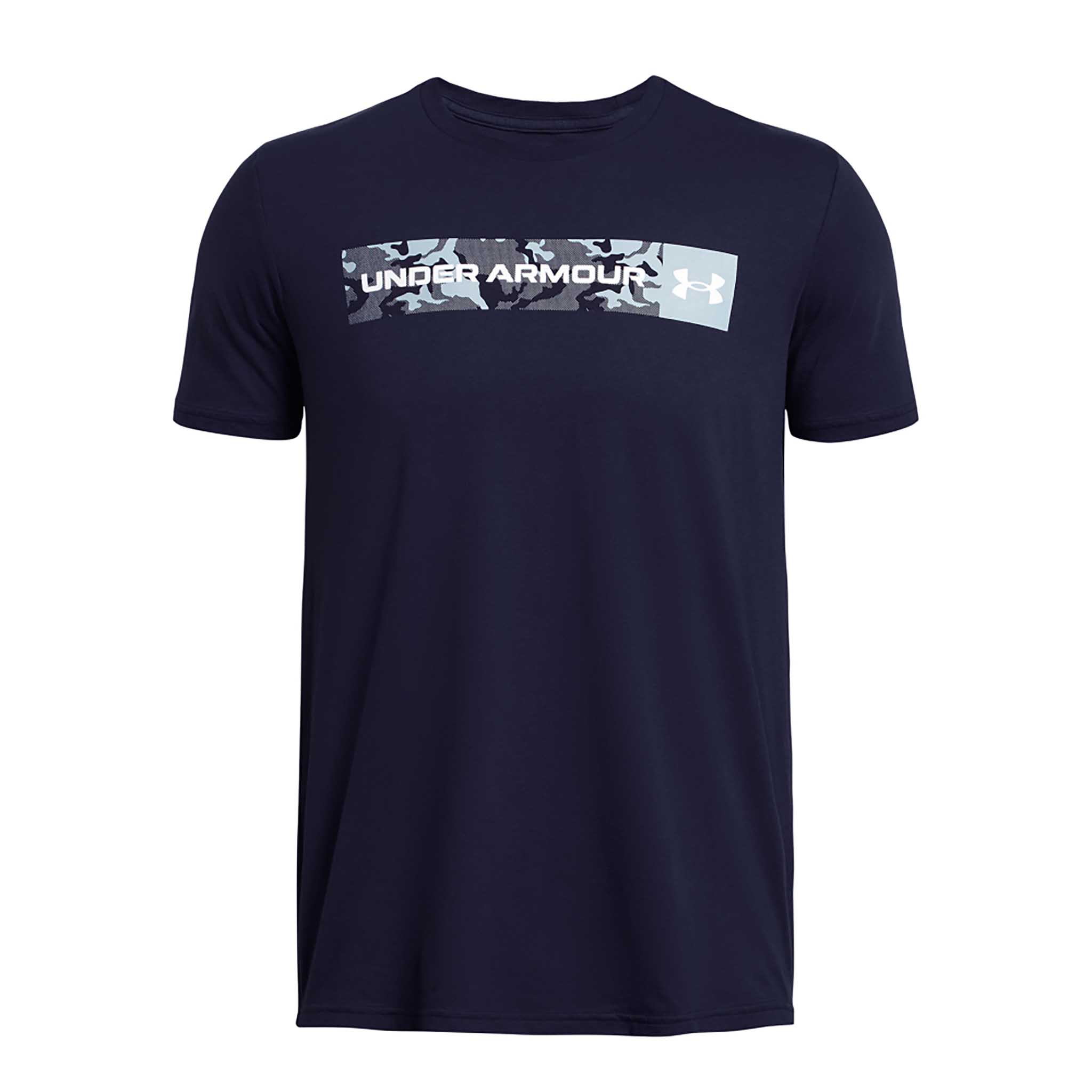 UA Camo t-shirt à rayures sur la poitrine pour homme - Image 8