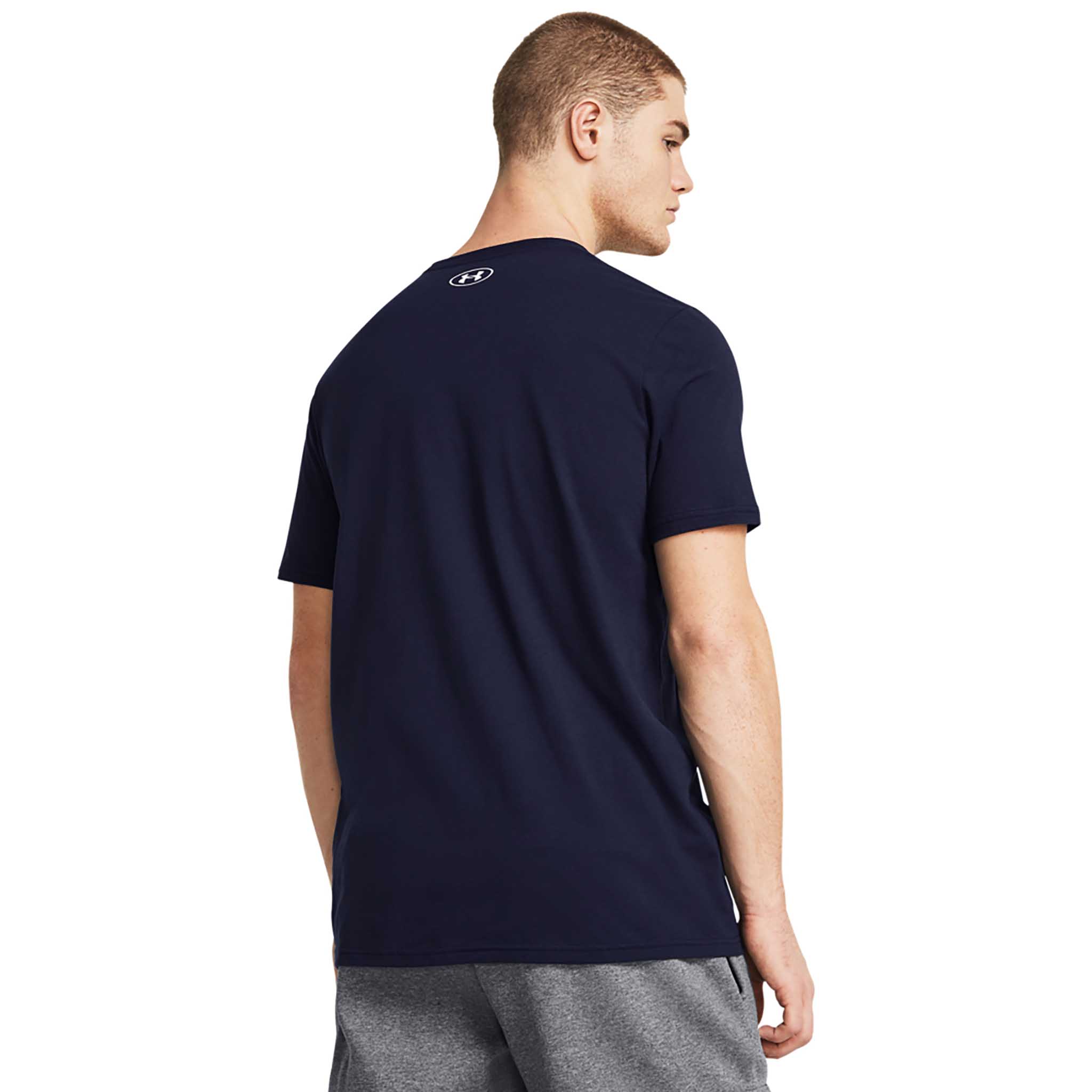 UA Camo t-shirt à rayures sur la poitrine pour homme - Image 9
