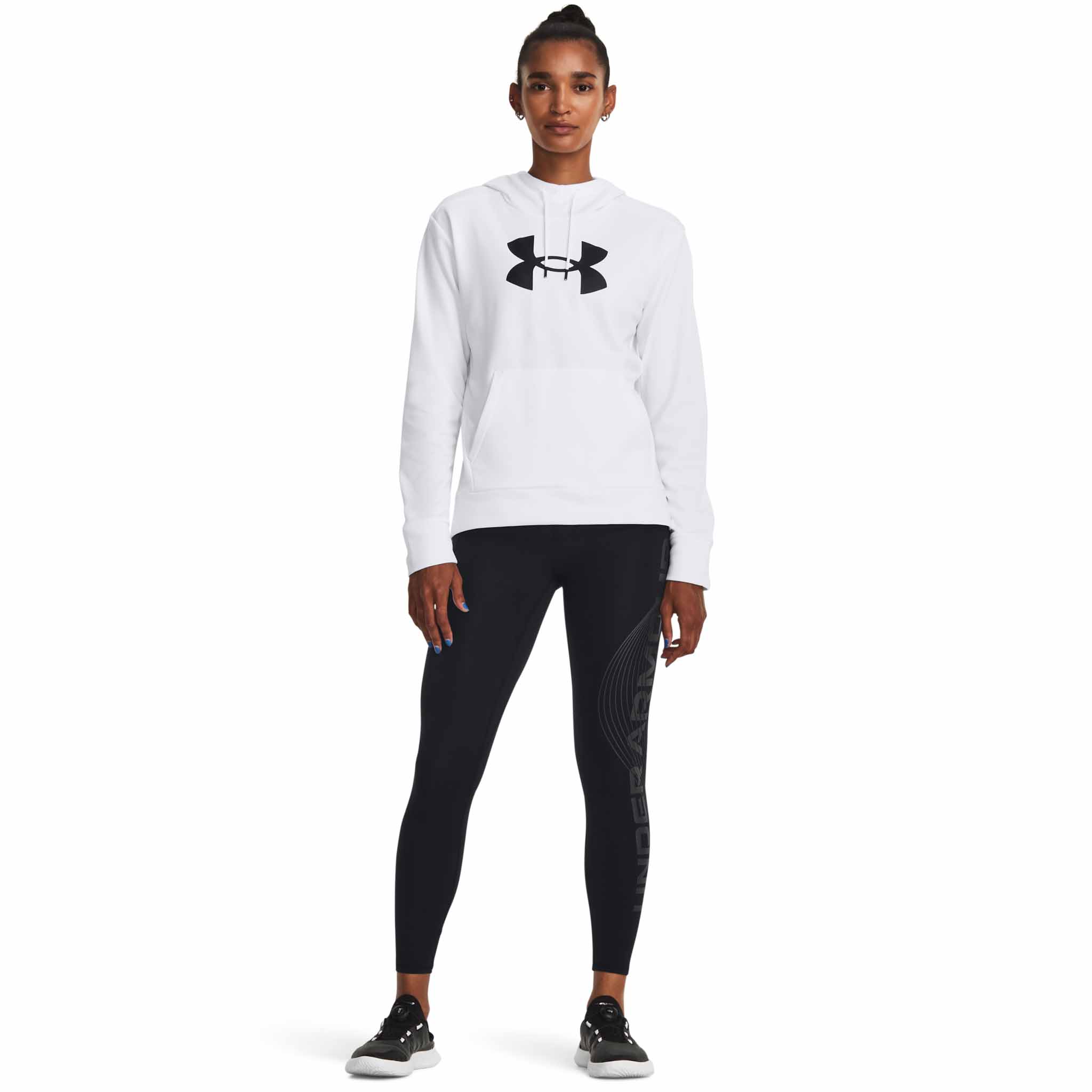 UA Armour Fleece Big Logo Hoodie chandail en molleton à capuche femme - Image 17