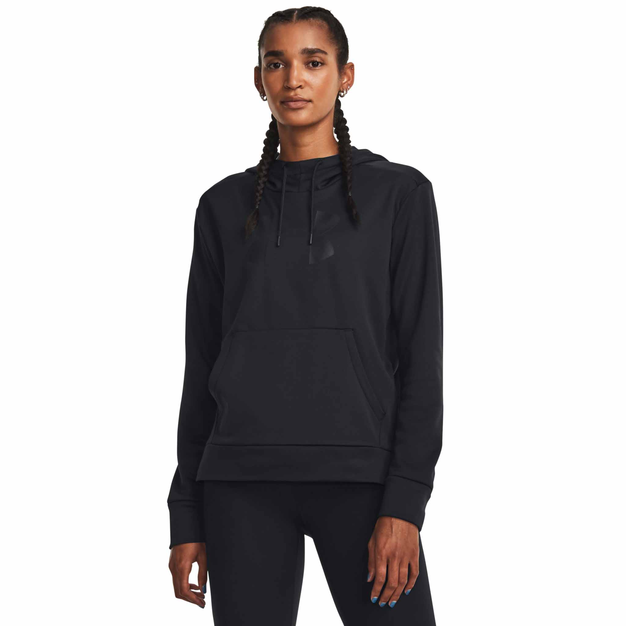 UA Armour Fleece Big Logo Hoodie chandail en molleton à capuche femme - Image 8
