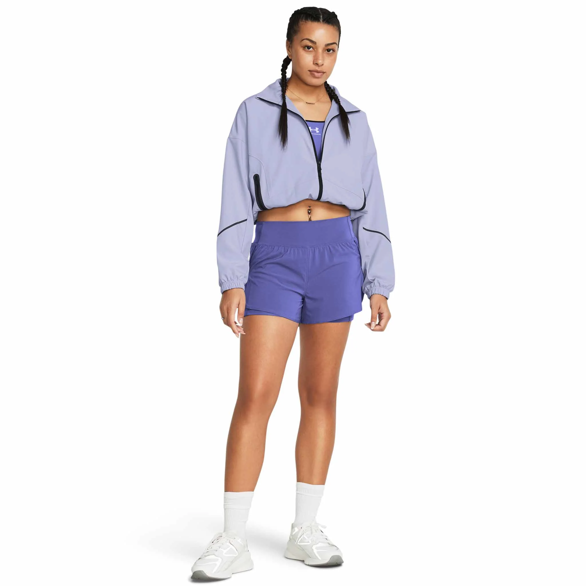 UA Flex short tissé 2-en-1 pour femme - Image 4