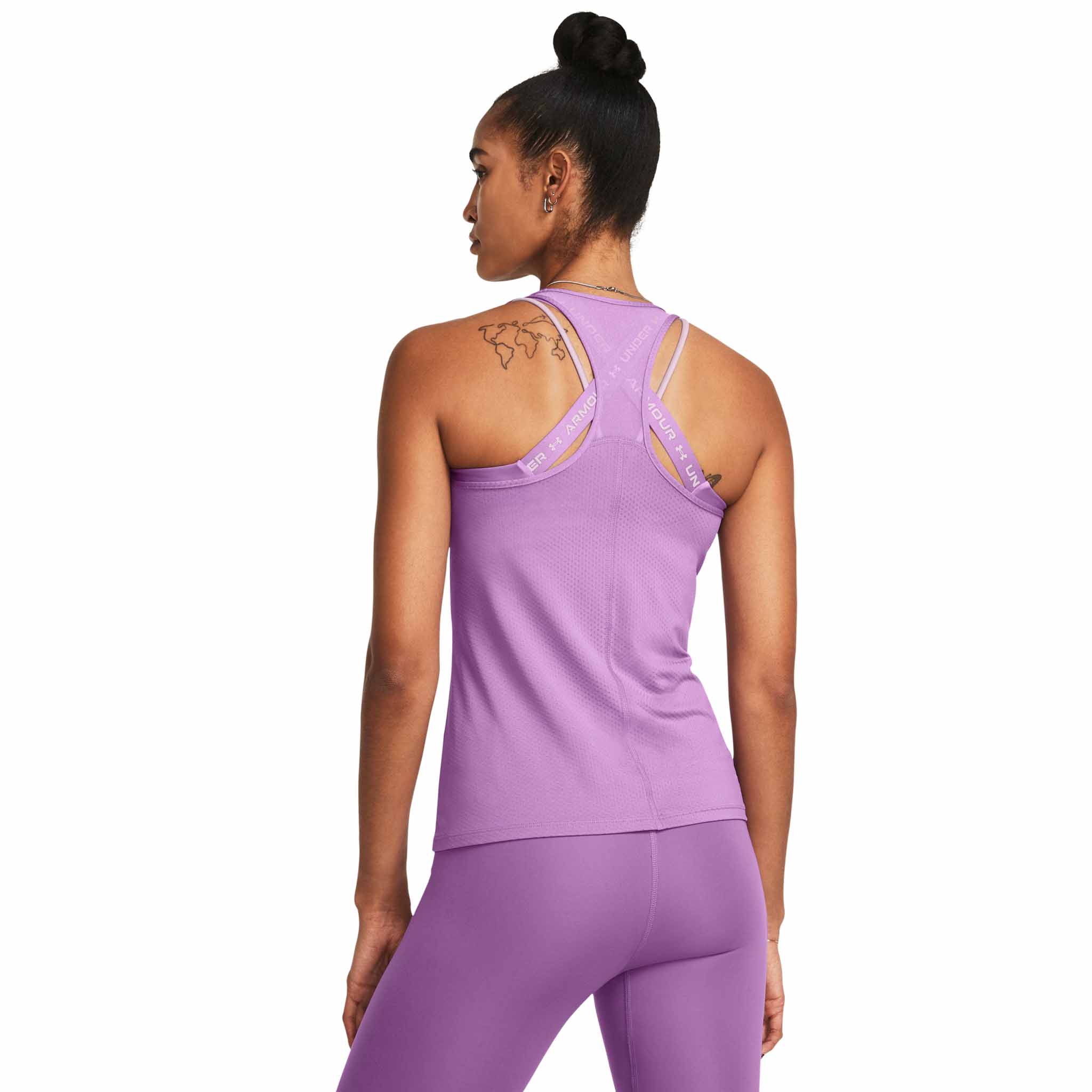 UA HeatGear Armour – Camisole à dos nageur pour femme - Image 7