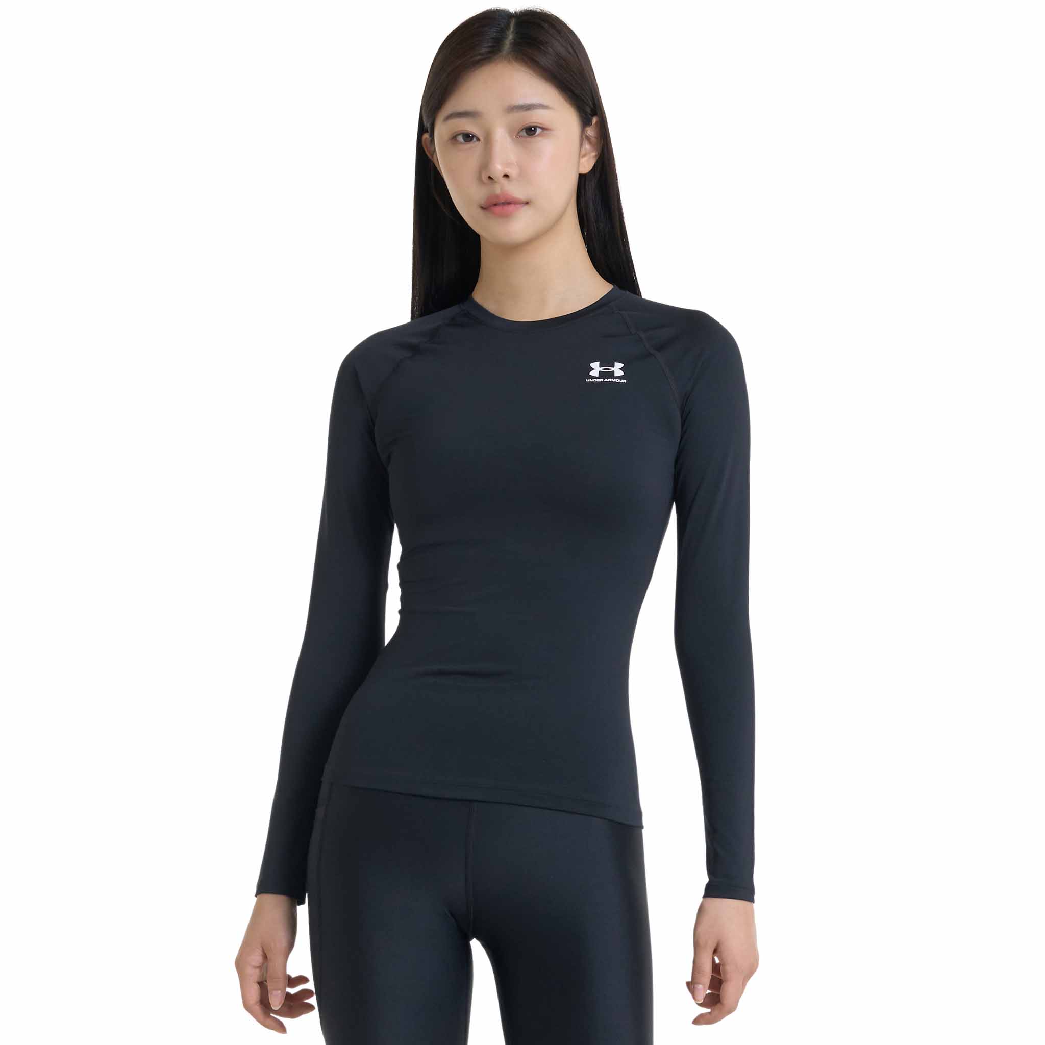 UA HeatGear Armour - chandail de compression à manches longues femme
