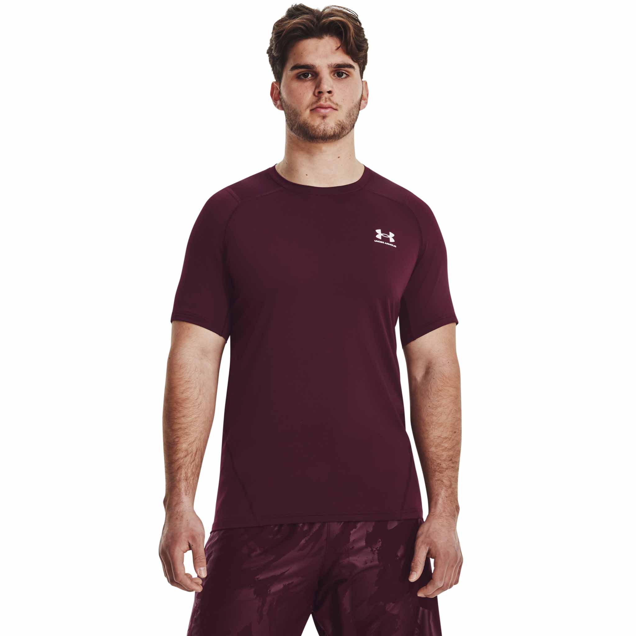 UA HeatGear Armour Fitted T-shirt à manches courtes pour hommes - Image 14