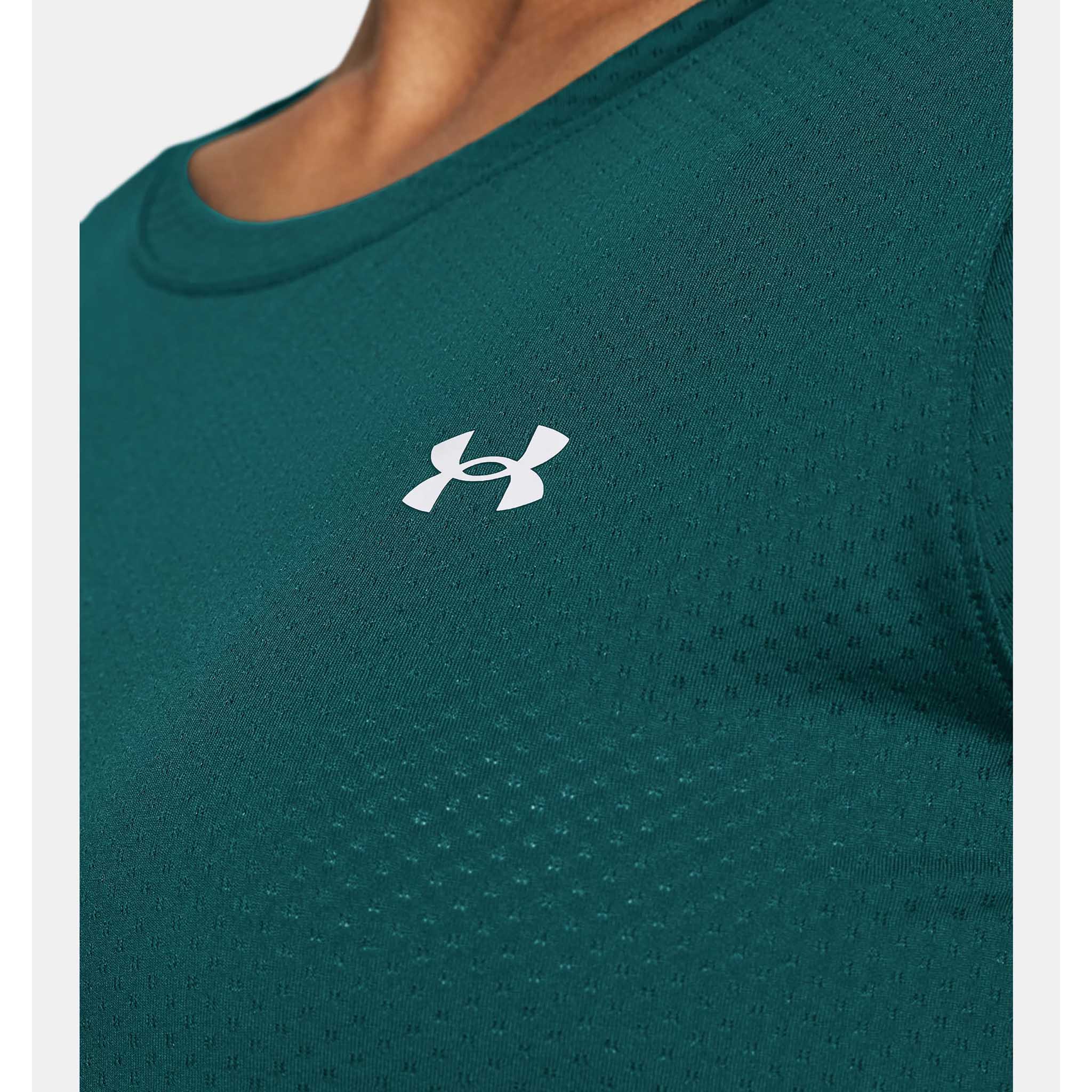 UA HeatGear® Armour – Haut à manches courtes pour femme - Image 15