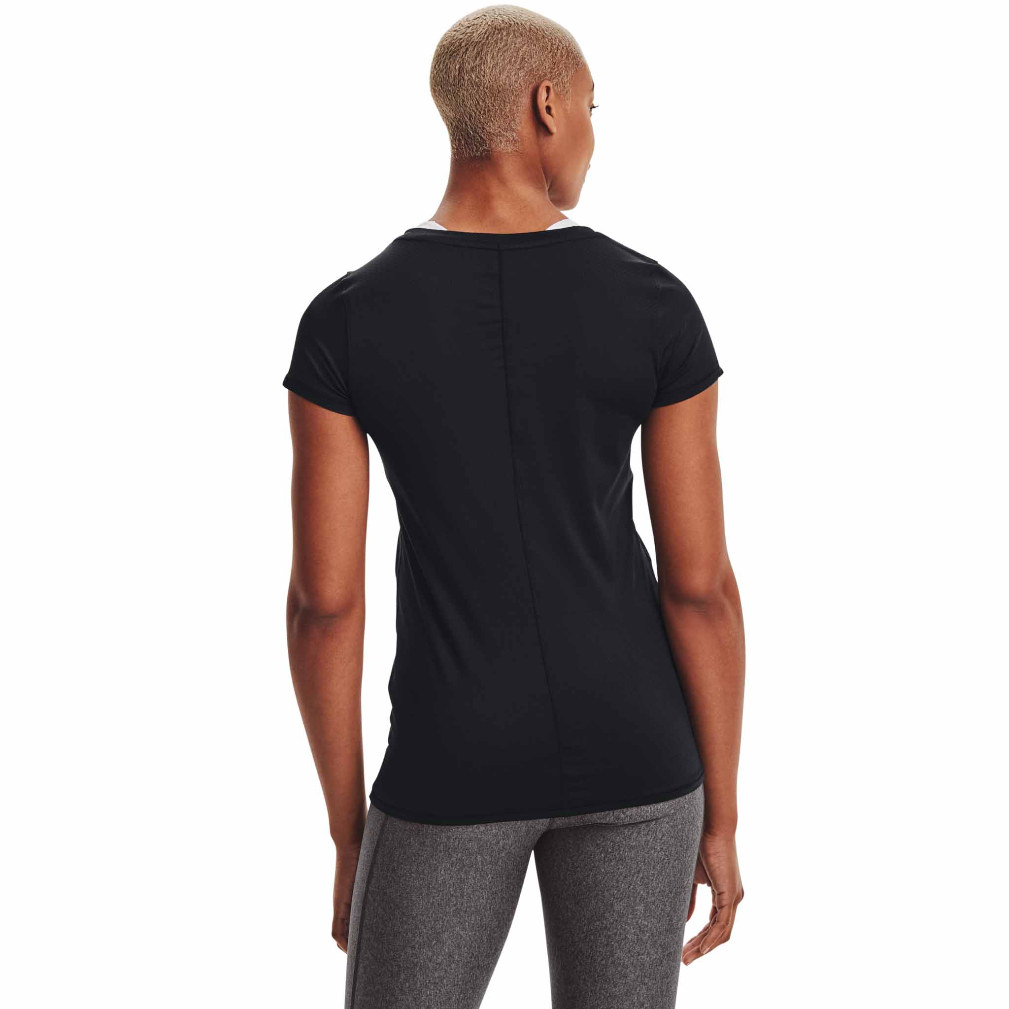 UA HeatGear® Armour – Haut à manches courtes pour femme - Image 8