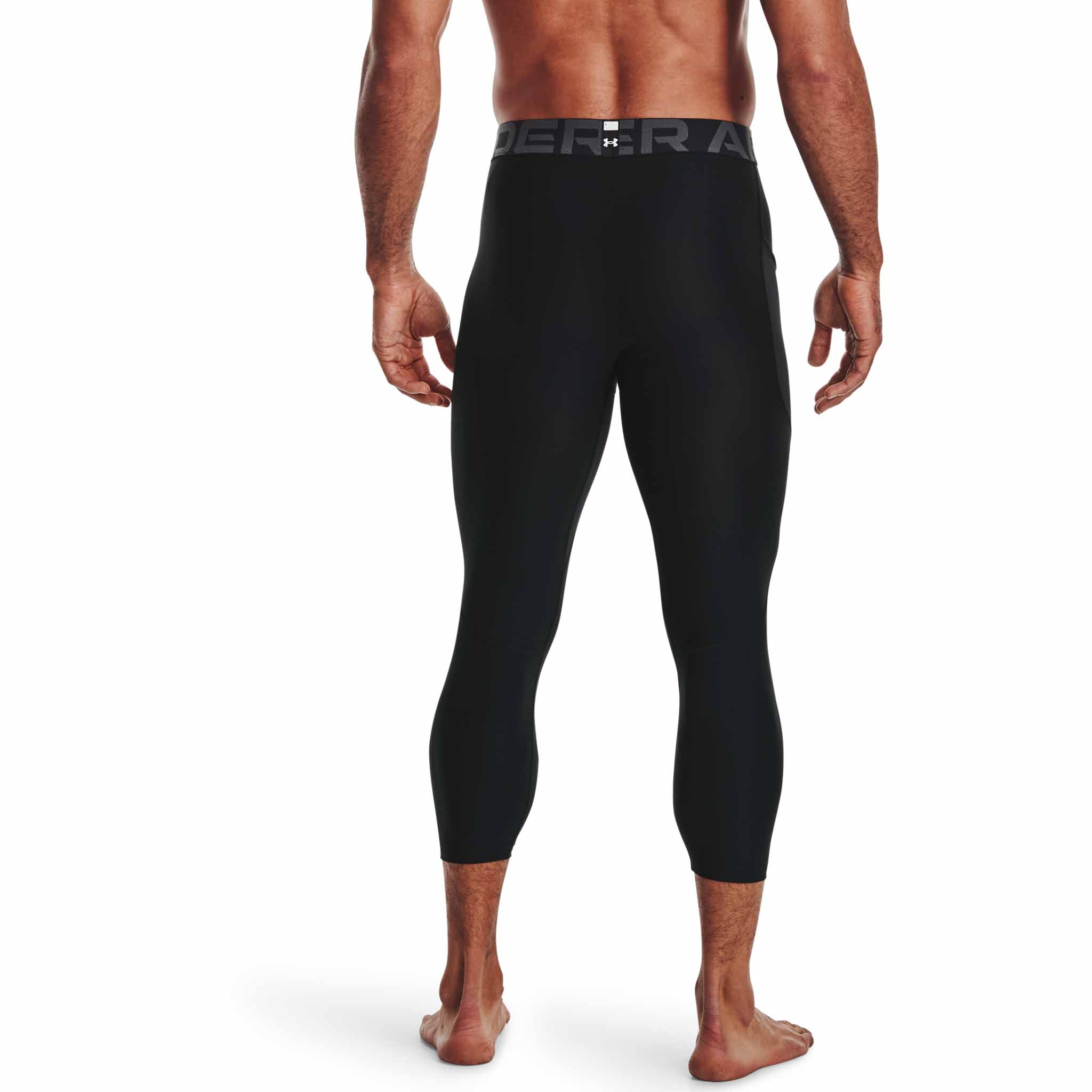 UA HeatGear Armour Leggings 3/4 pantalons de compression pour homme - Image 2