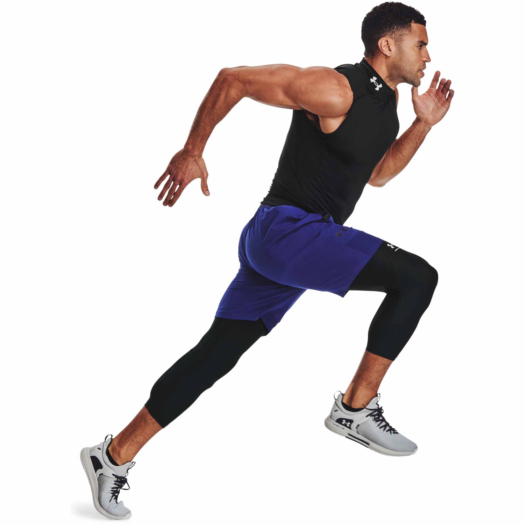 UA HeatGear Armour Leggings 3/4 pantalons de compression pour homme - Image 4